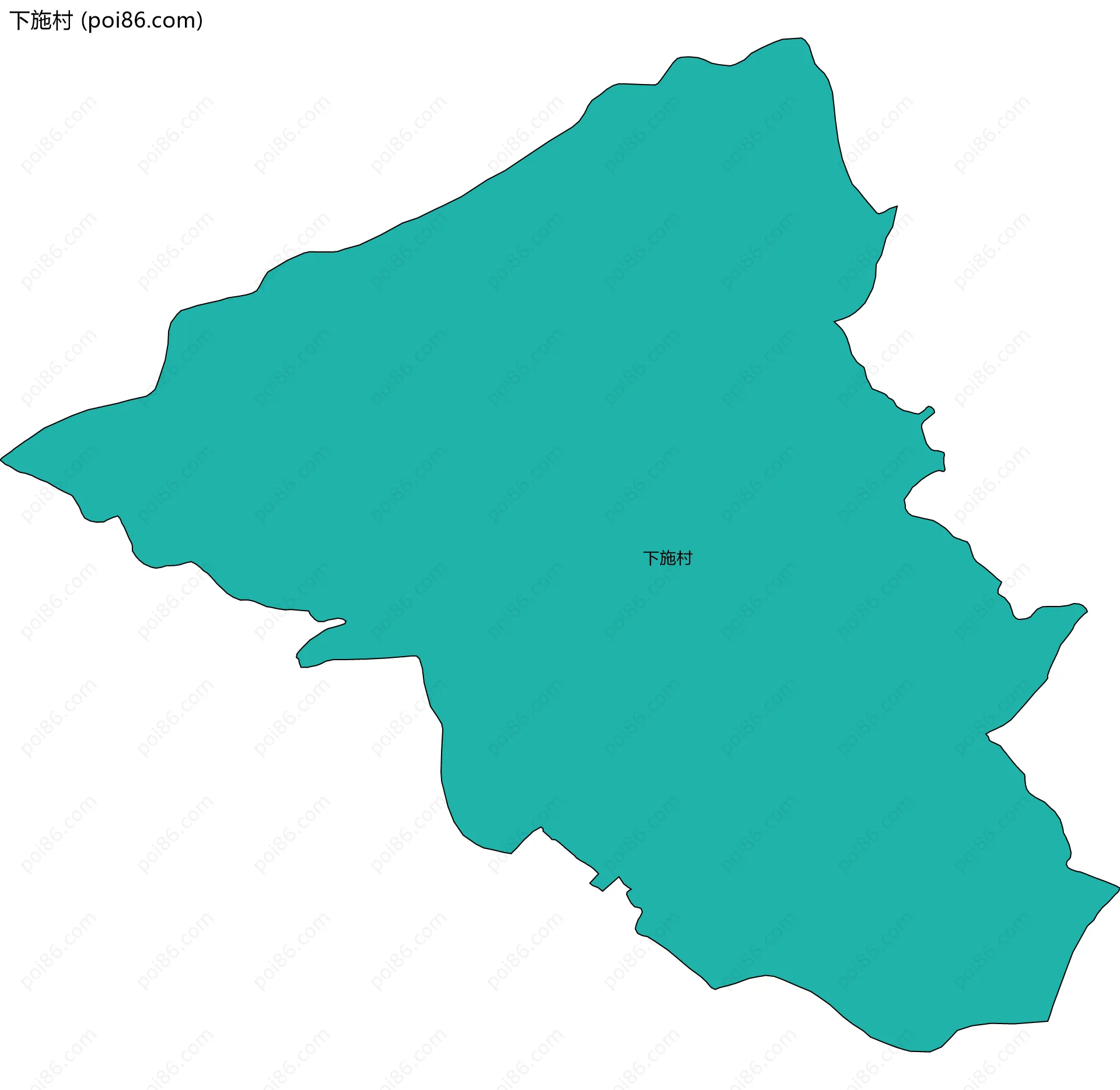 下施村边界地图