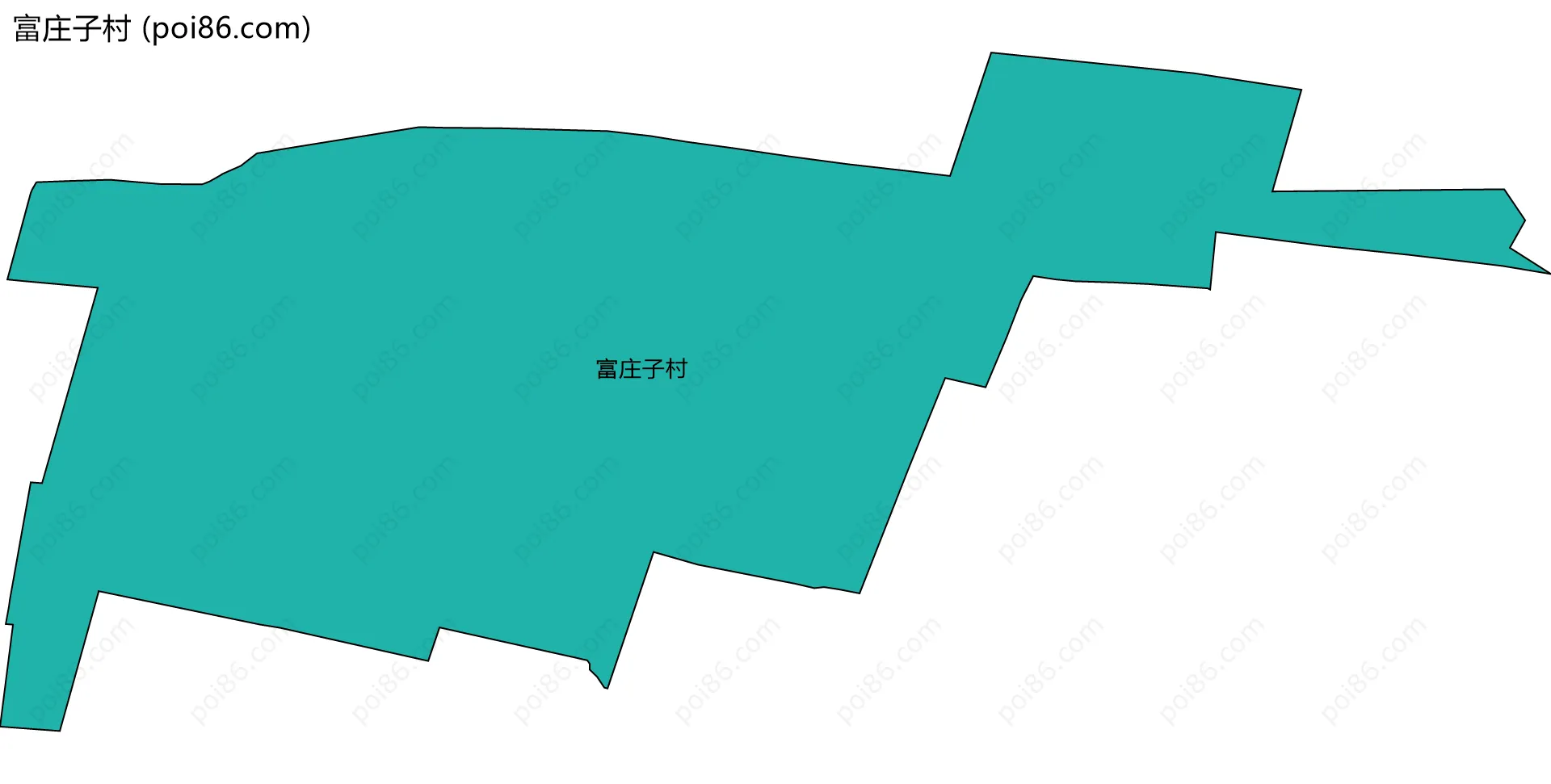富庄子村边界地图
