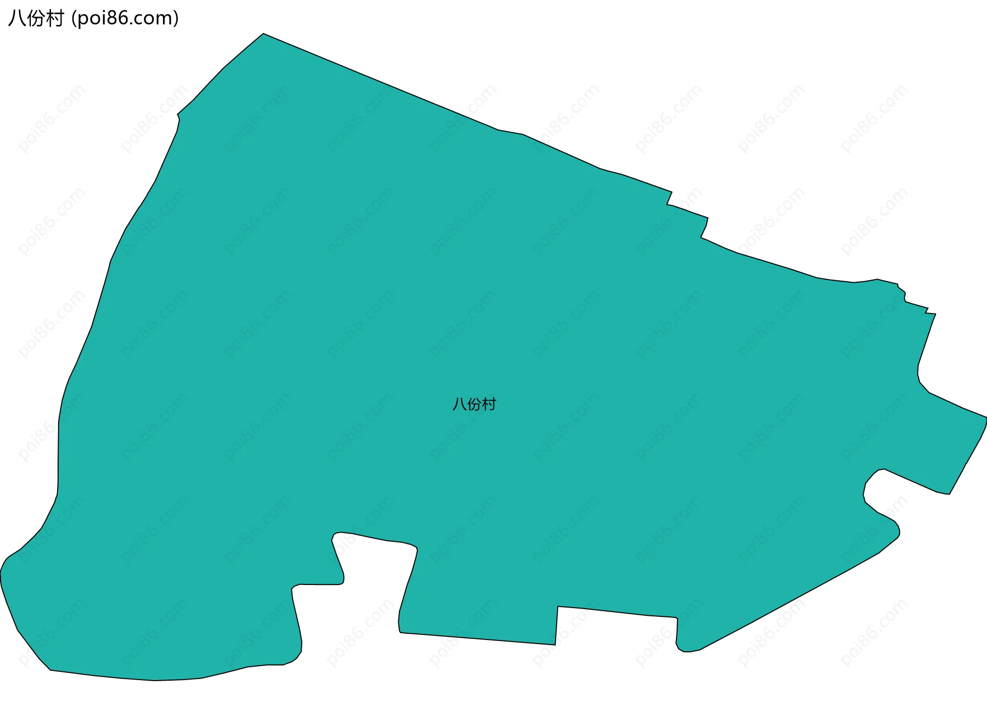 八份村边界地图