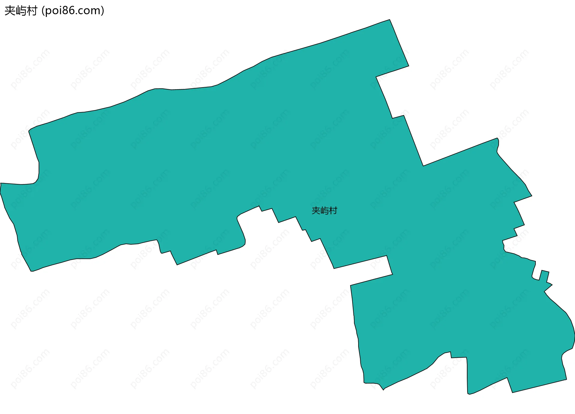 夹屿村边界地图