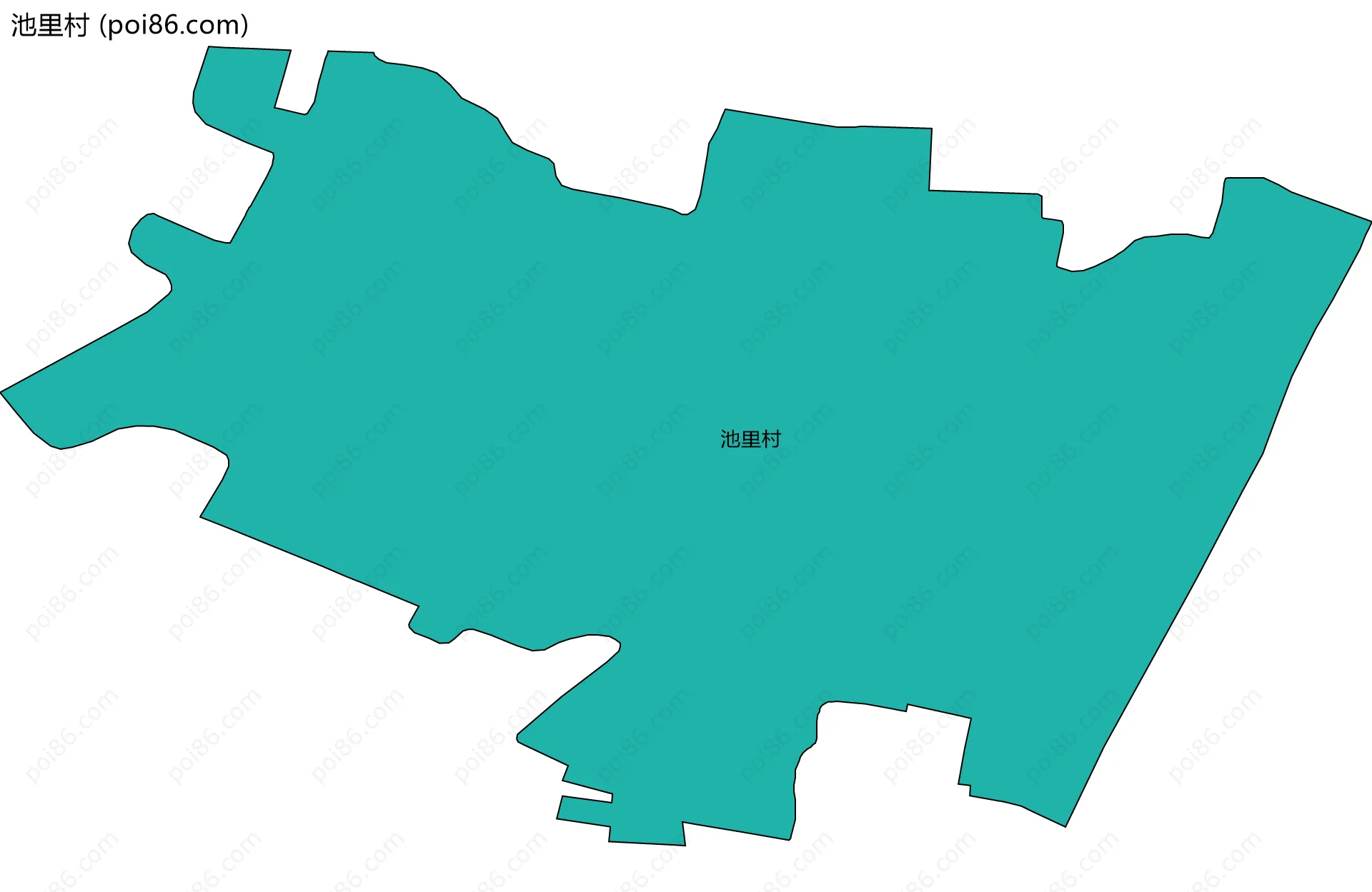 池里村边界地图