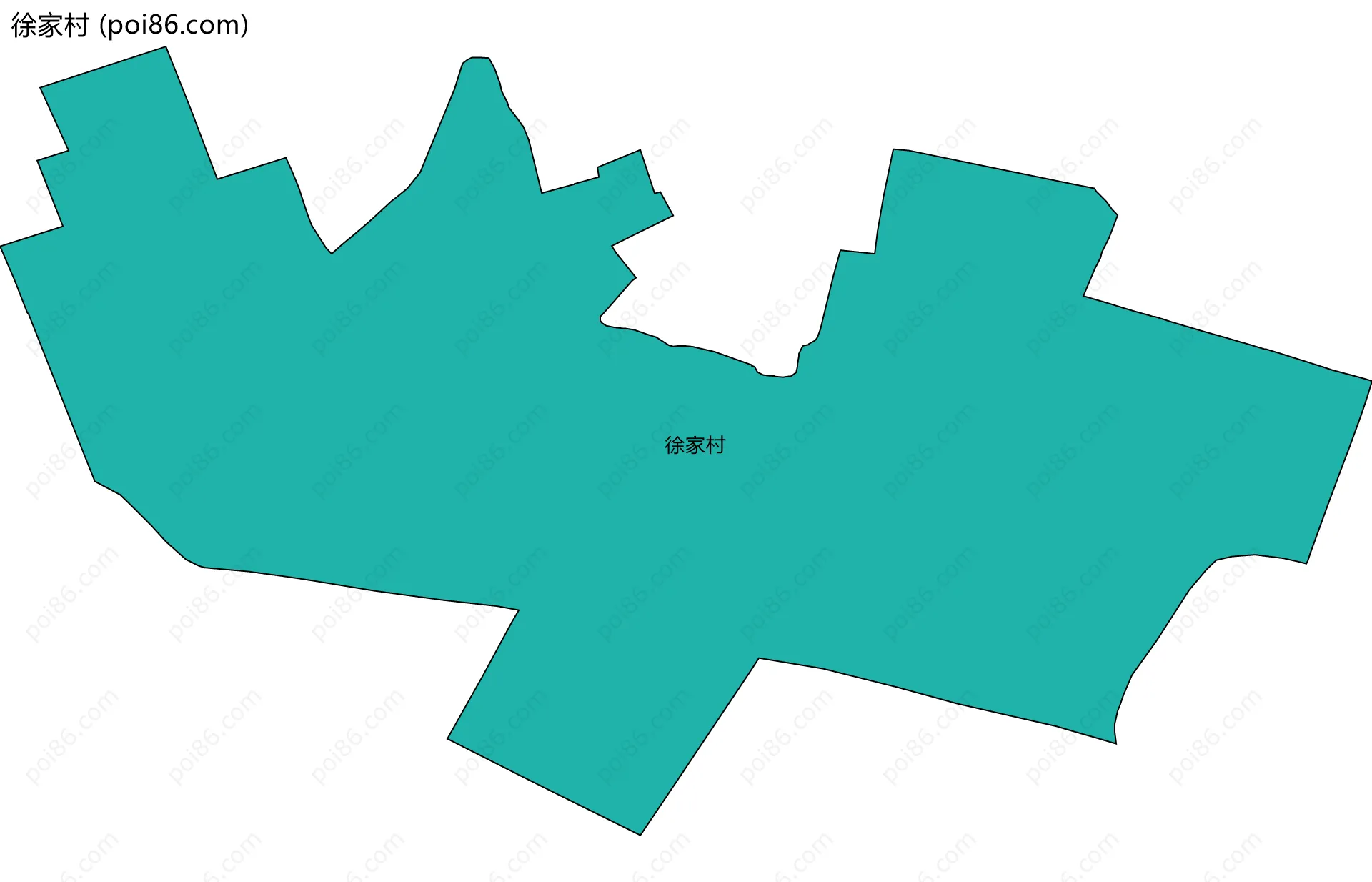 徐家村边界地图