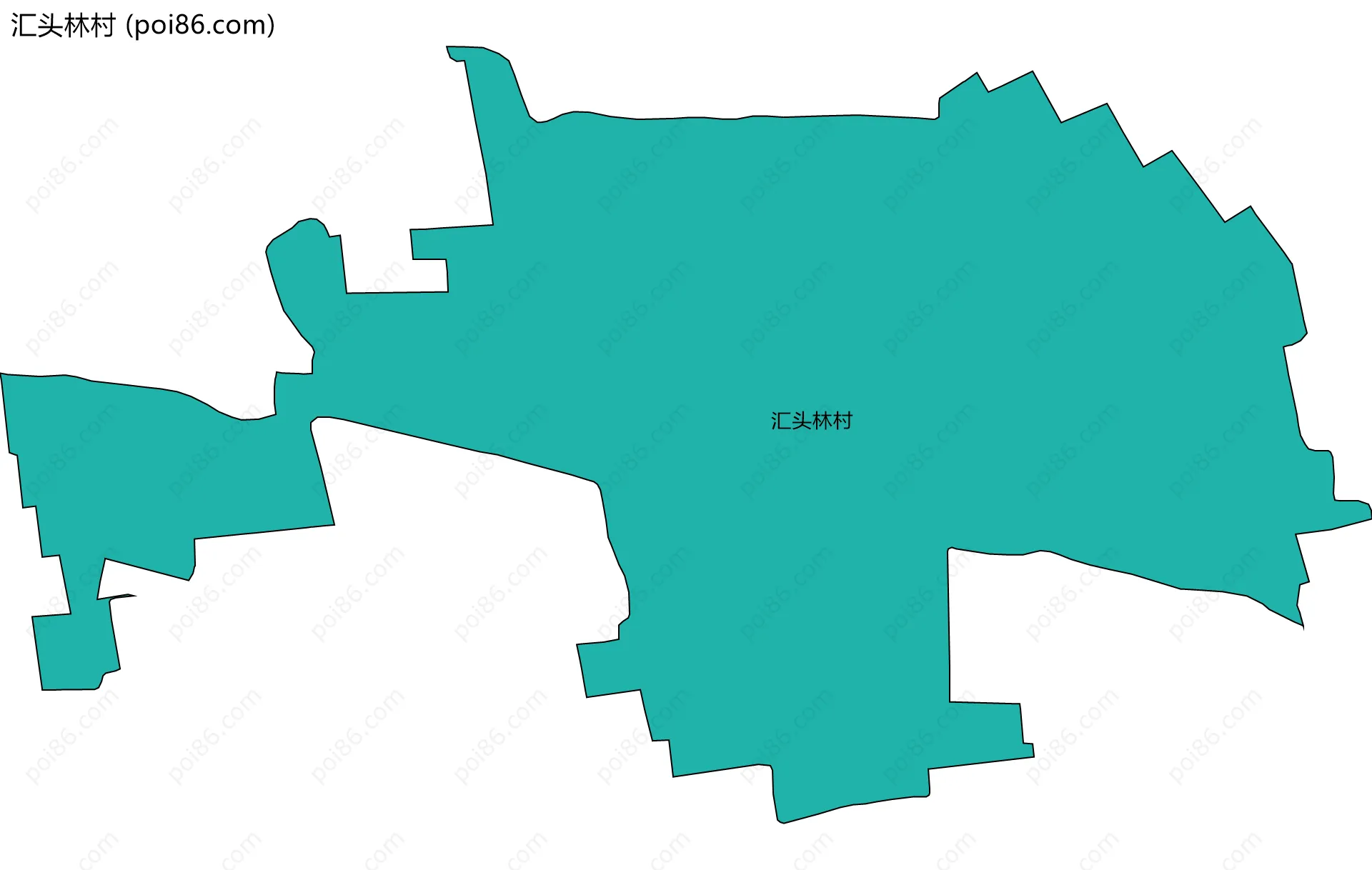 汇头林村边界地图