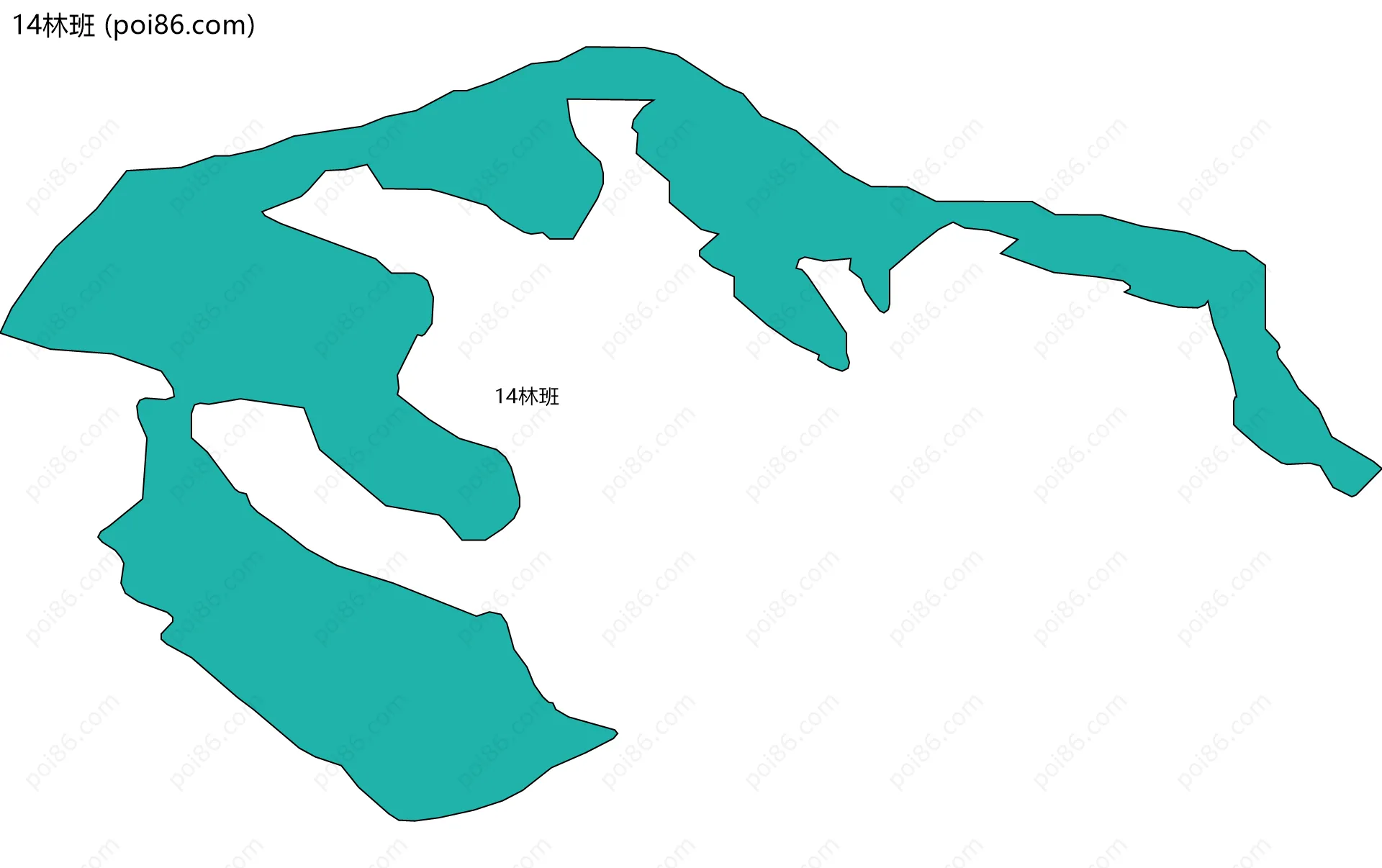 14林班边界地图
