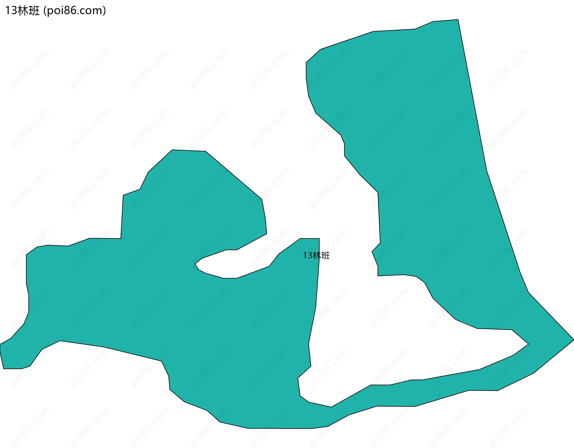 13林班边界地图