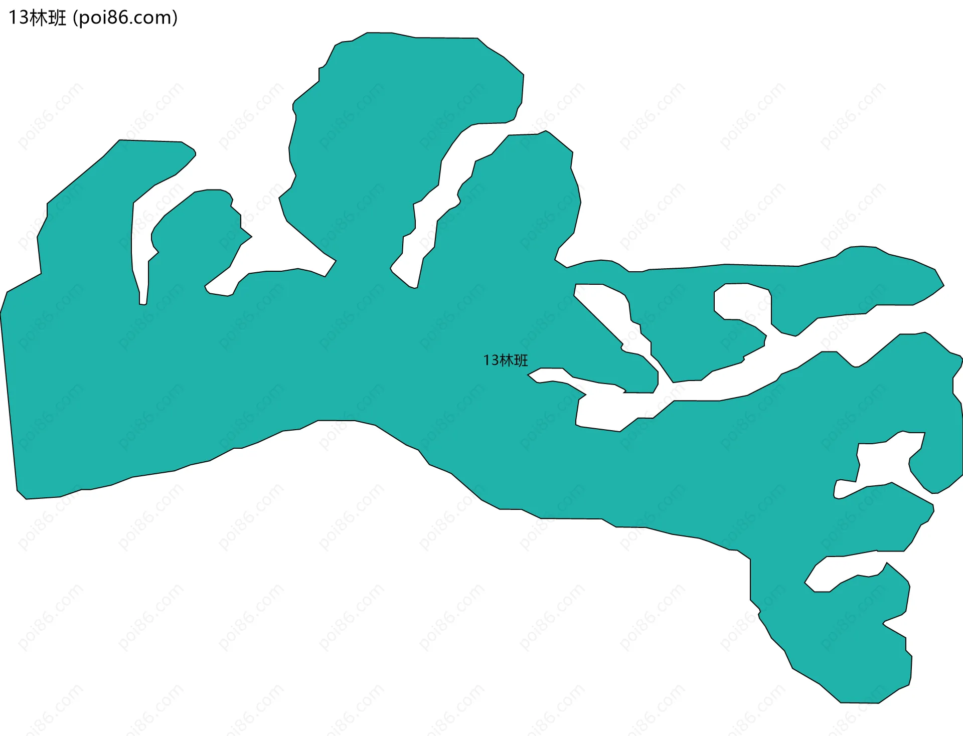 13林班边界地图