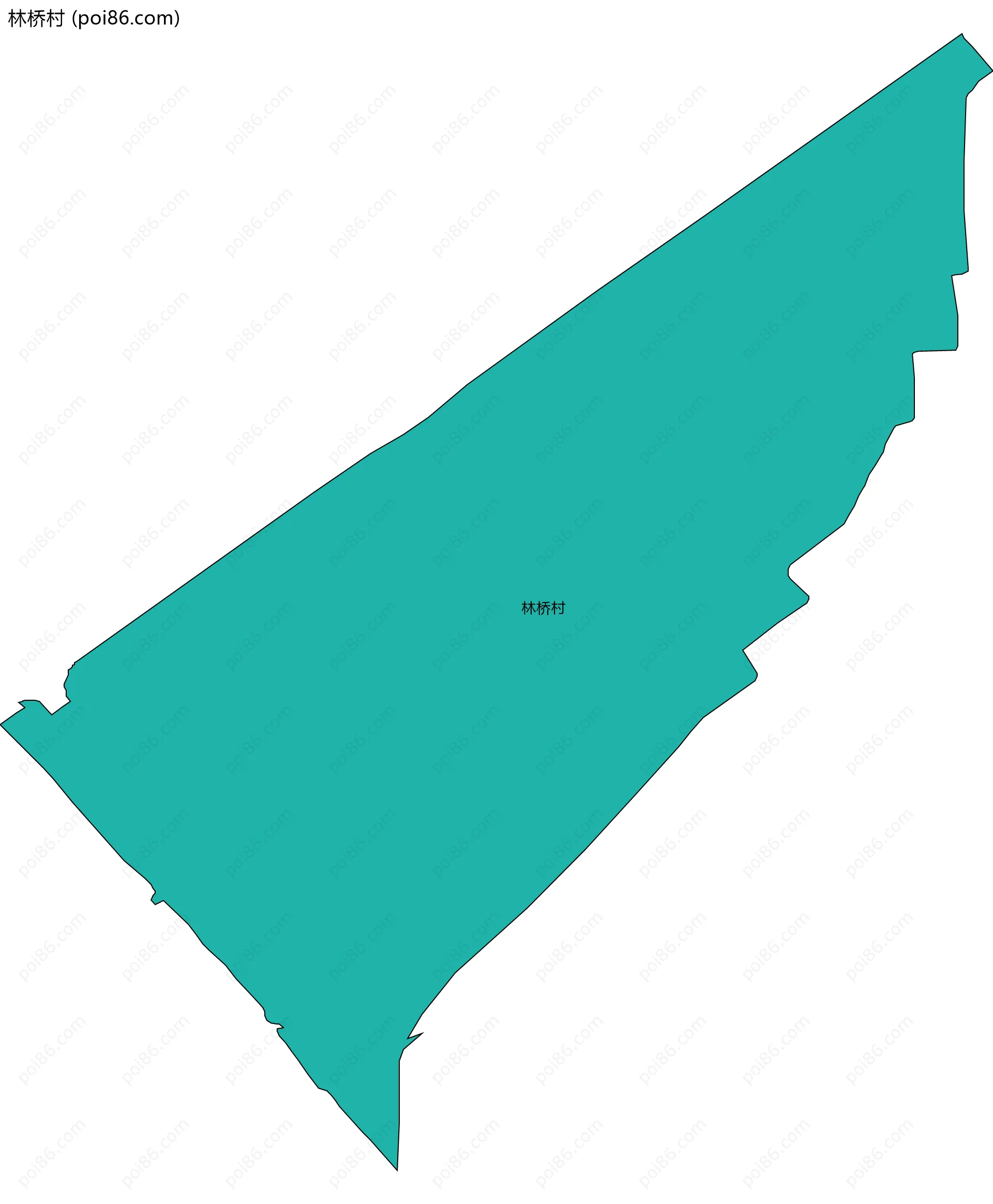 林桥村边界地图