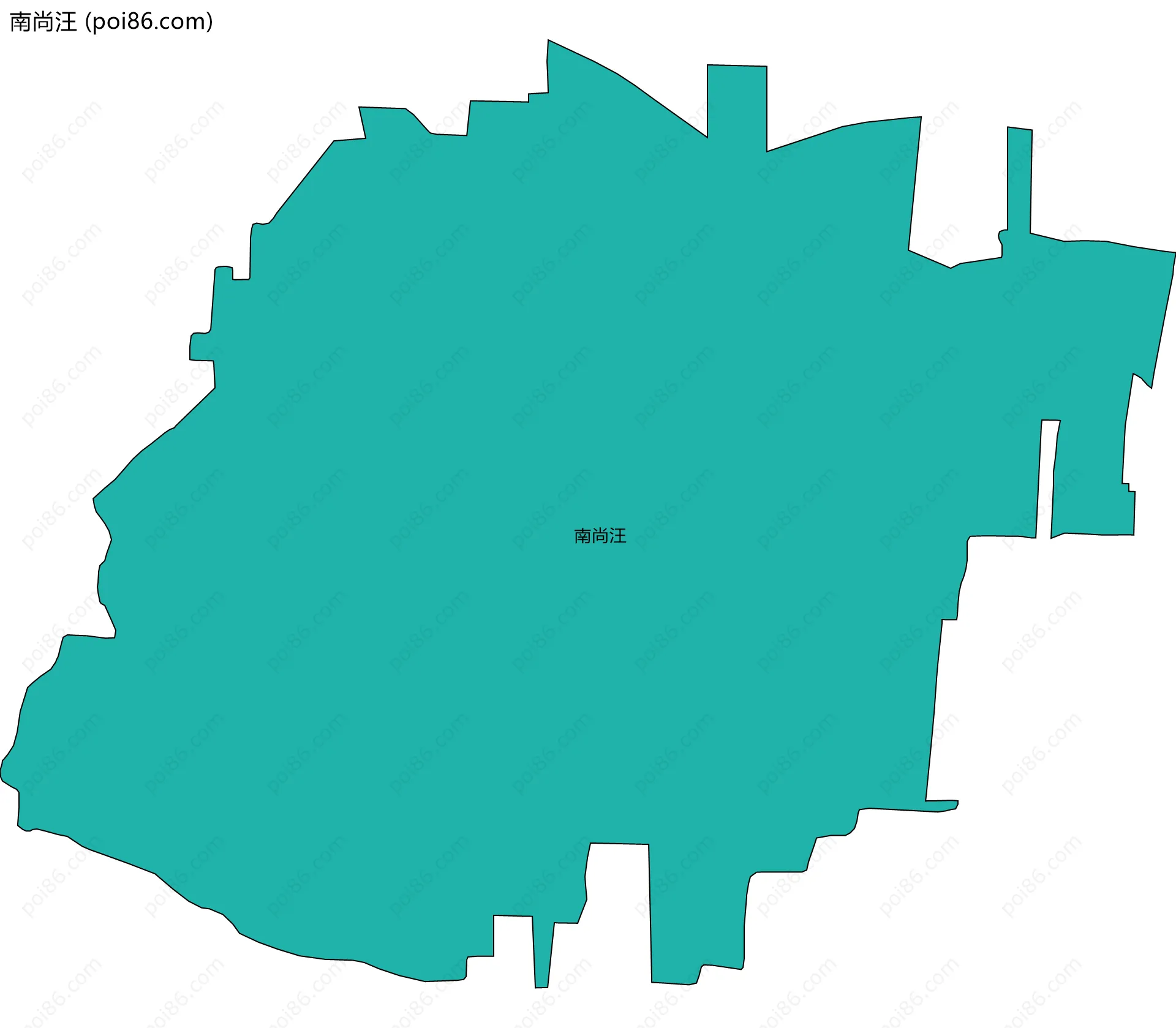 南尚汪边界地图