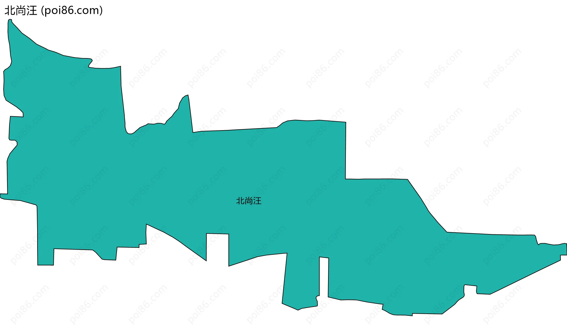 北尚汪边界地图