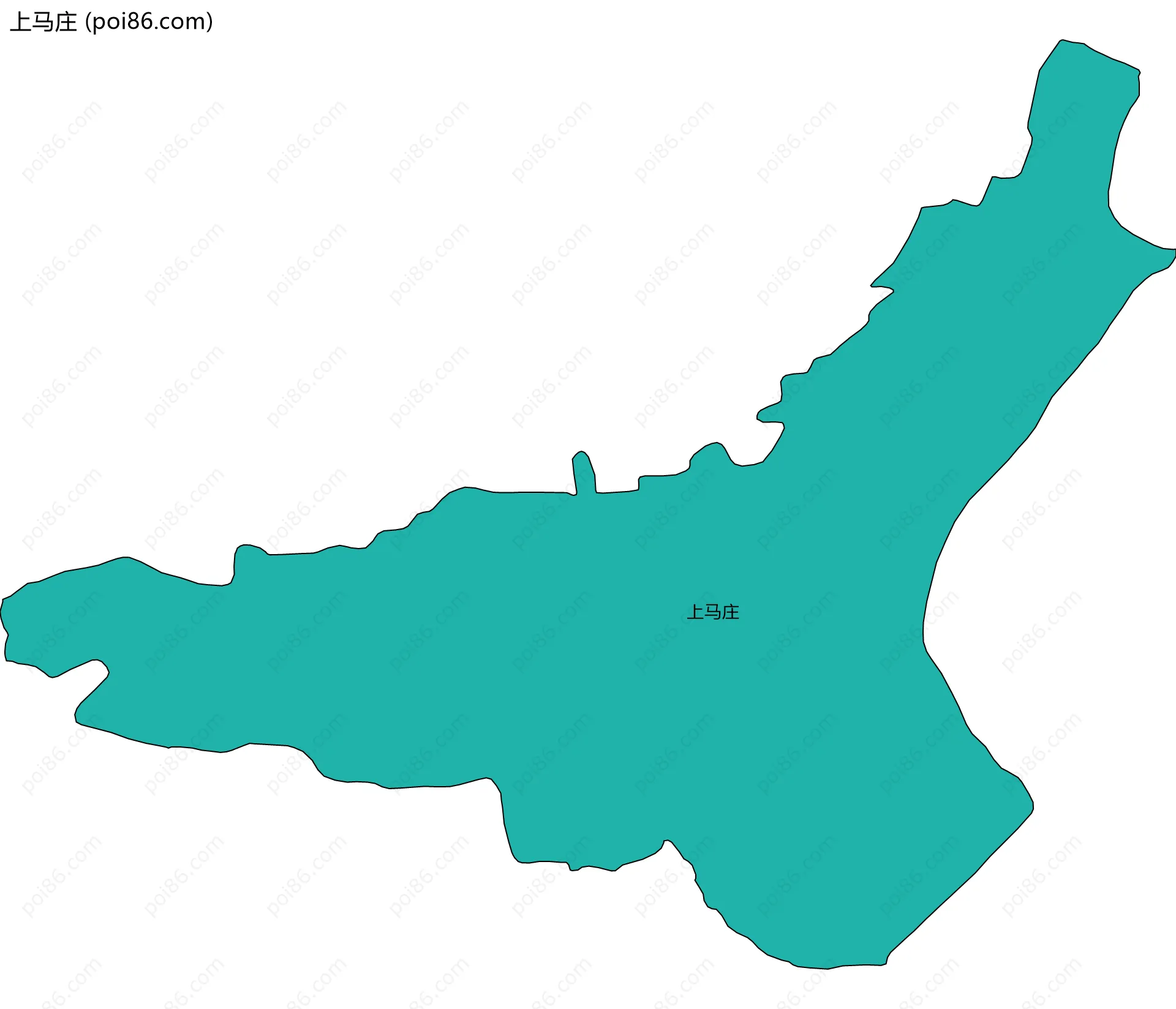 上马庄边界地图