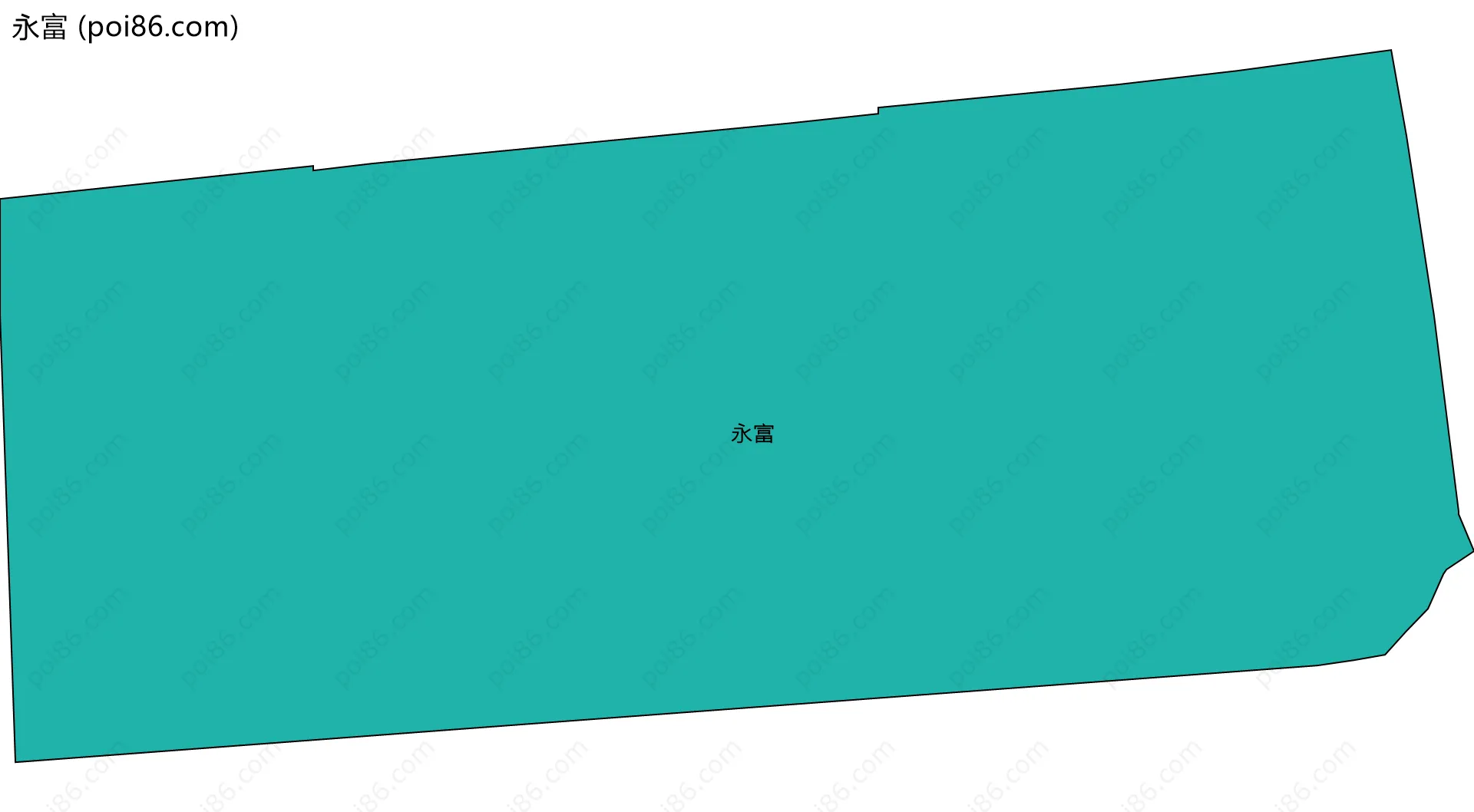 永富边界地图