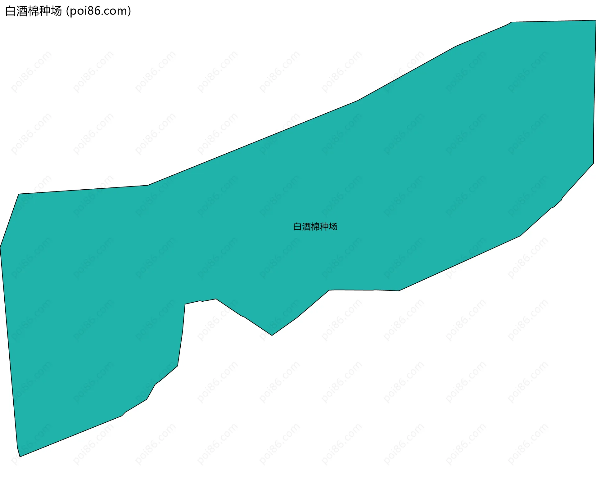 白酒棉种场边界地图
