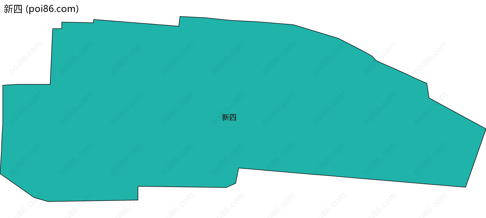 新四边界地图