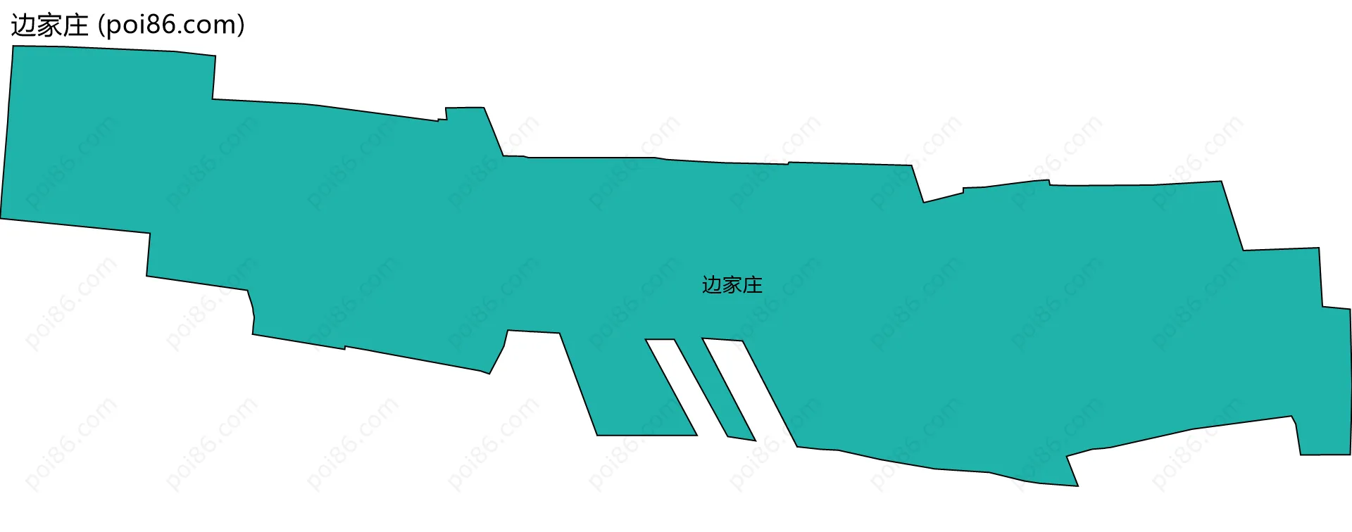 边家庄边界地图