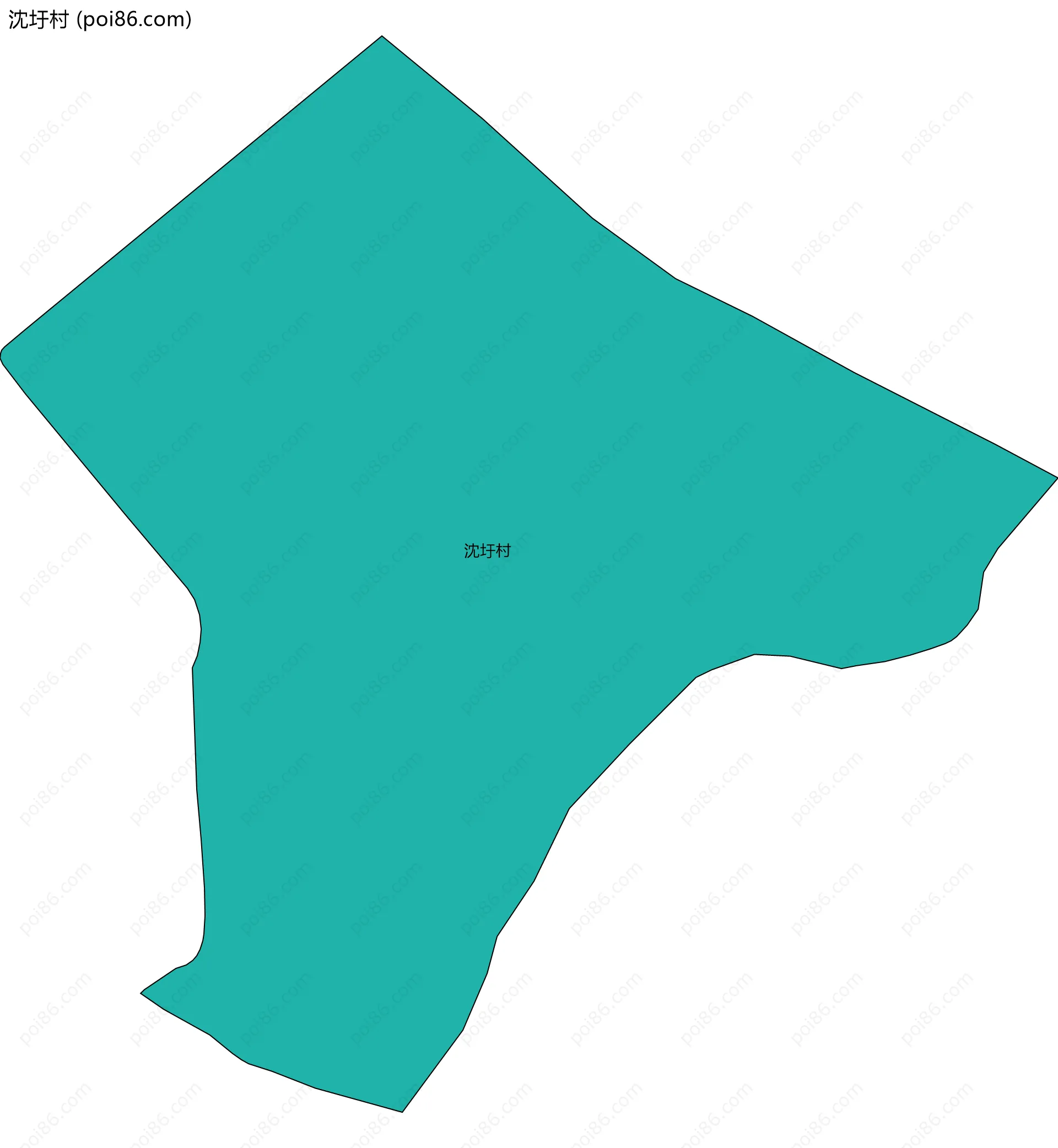 沈圩村边界地图