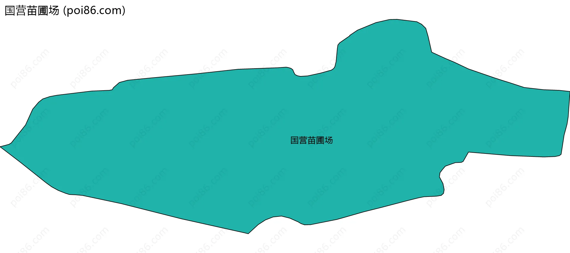 国营苗圃场边界地图