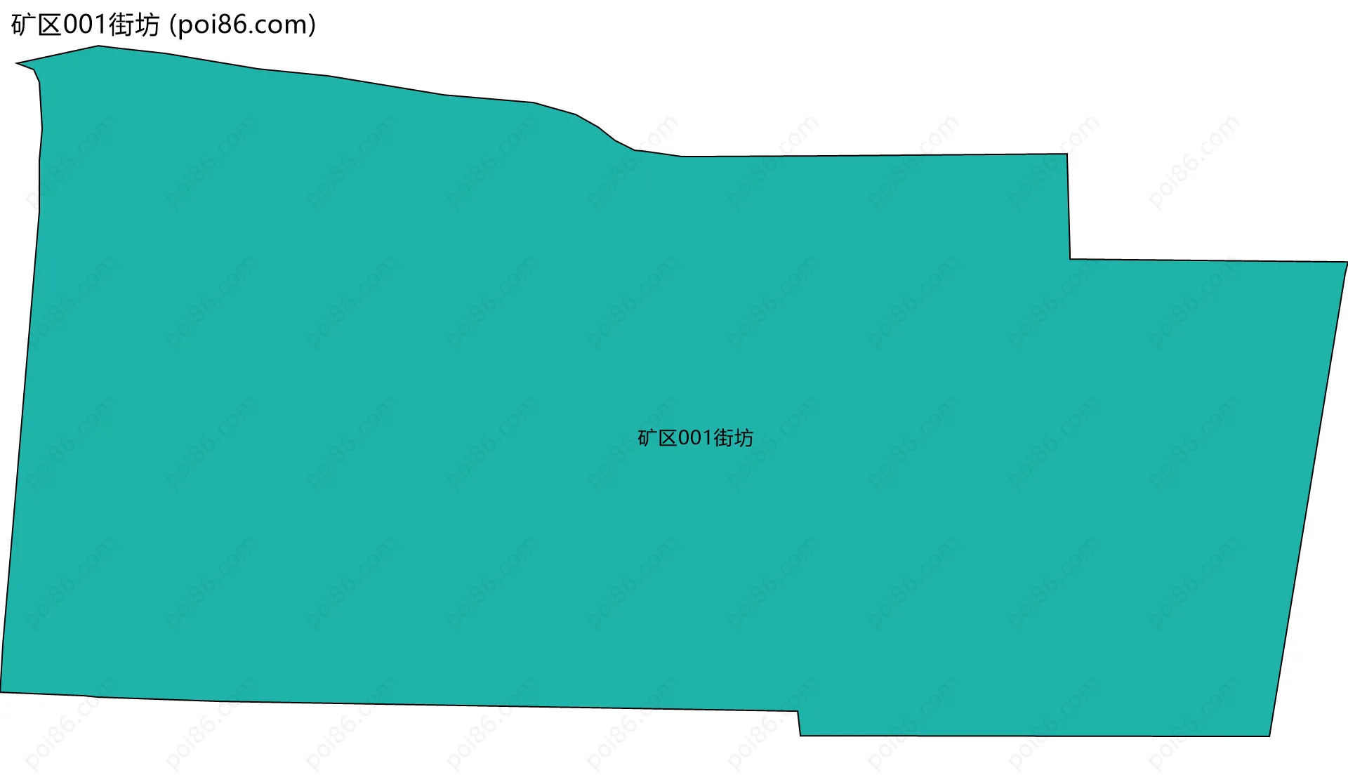 矿区001街坊边界地图