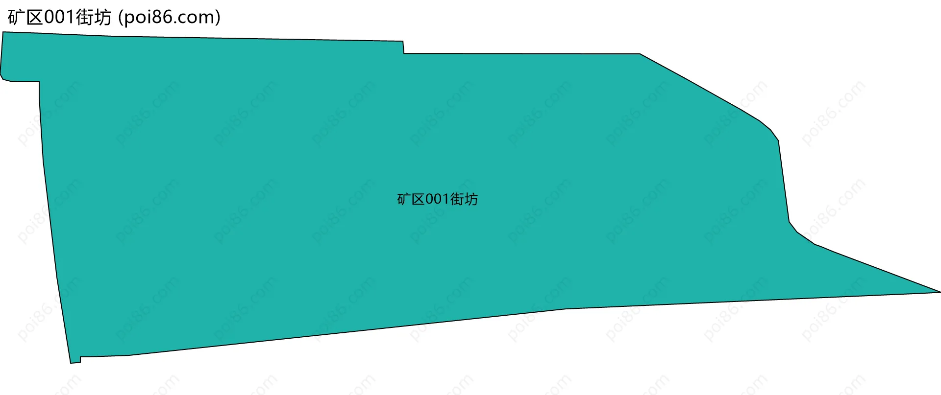 矿区001街坊边界地图