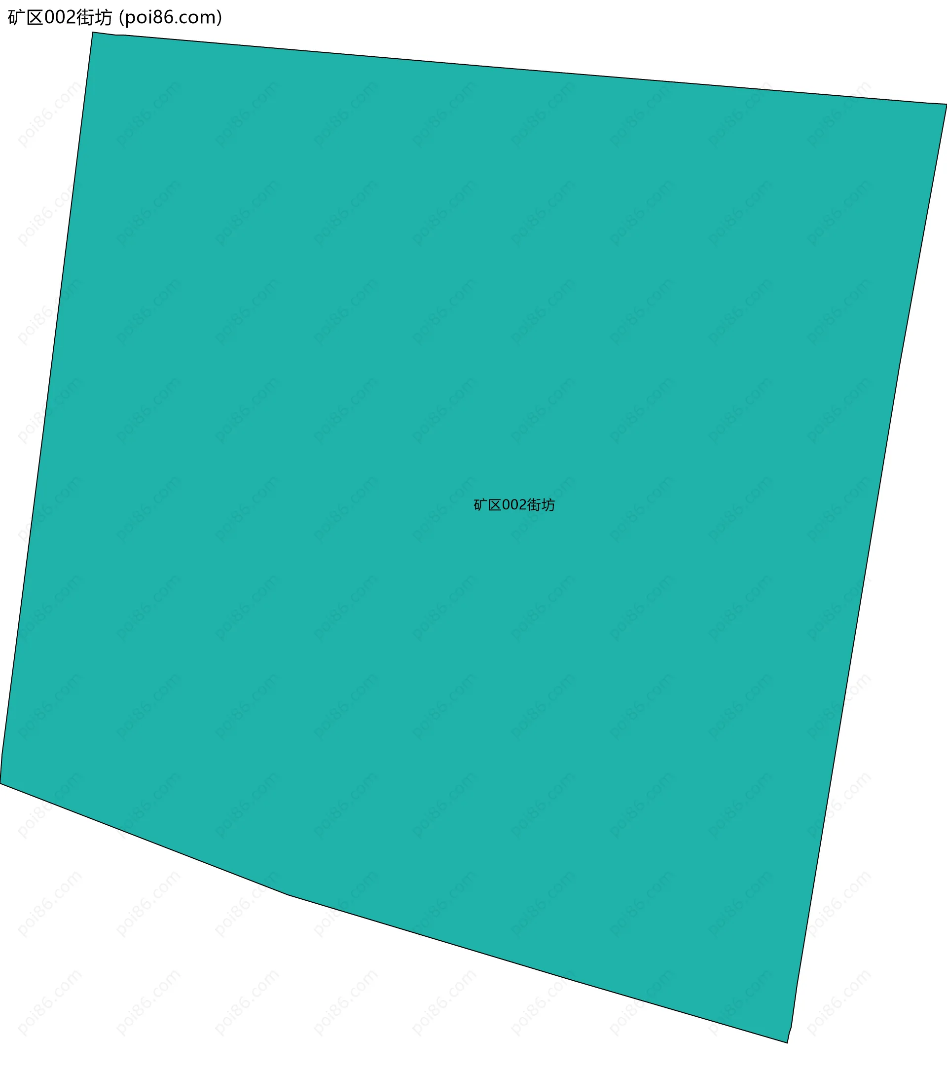 矿区002街坊边界地图