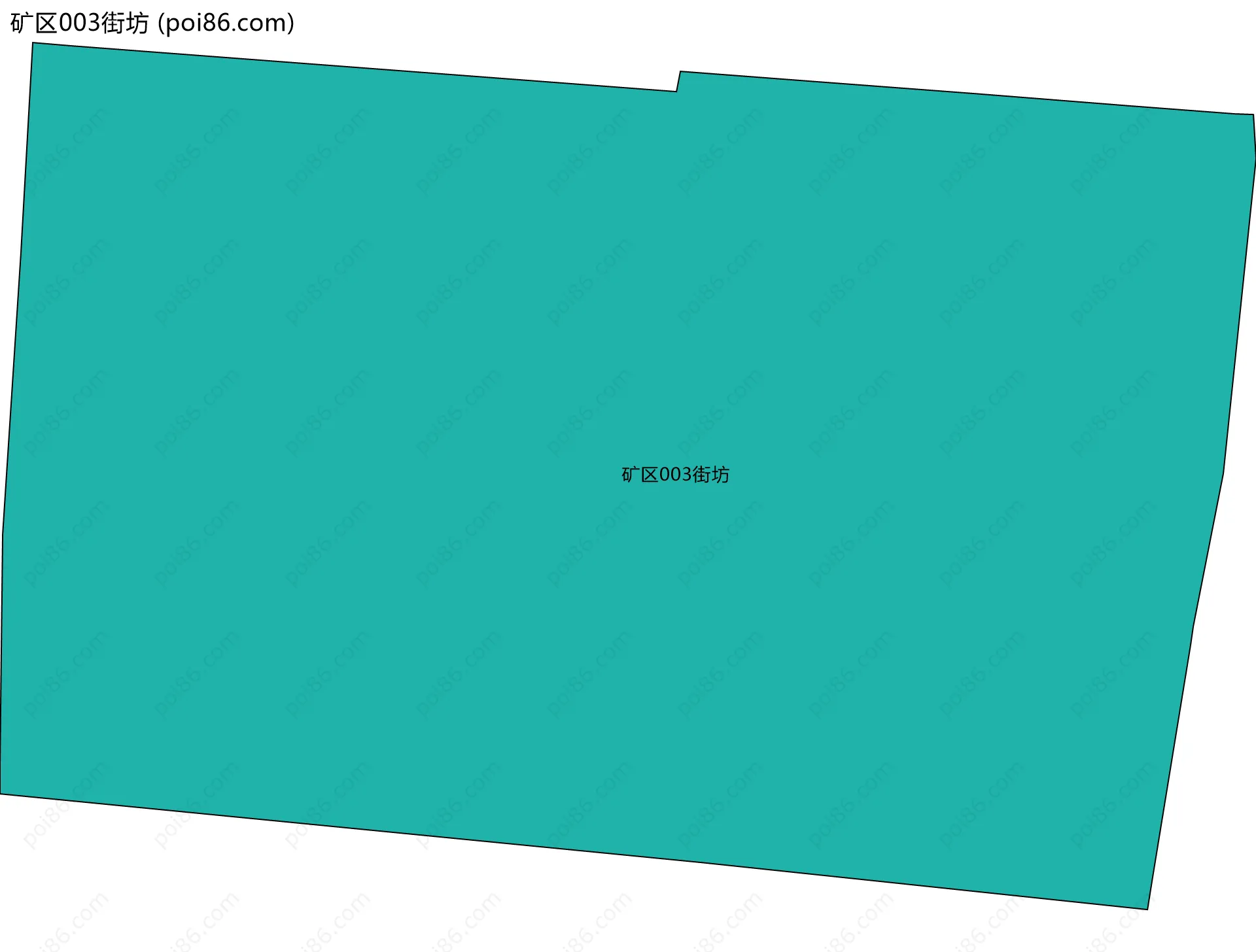 矿区003街坊边界地图