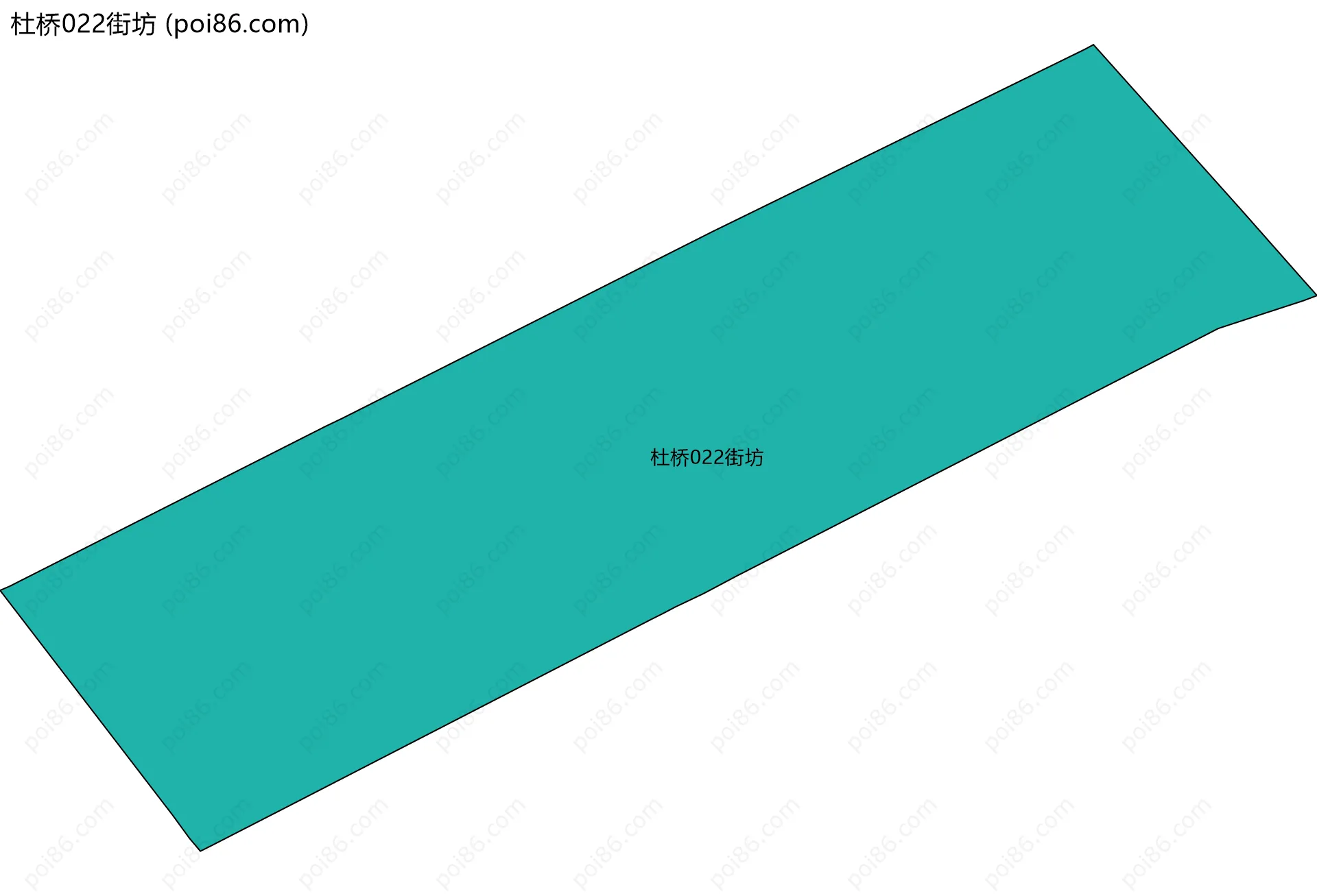 杜桥022街坊边界地图