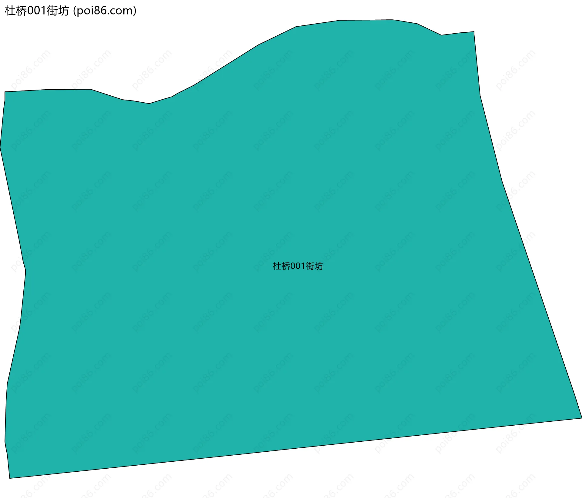 杜桥001街坊边界地图
