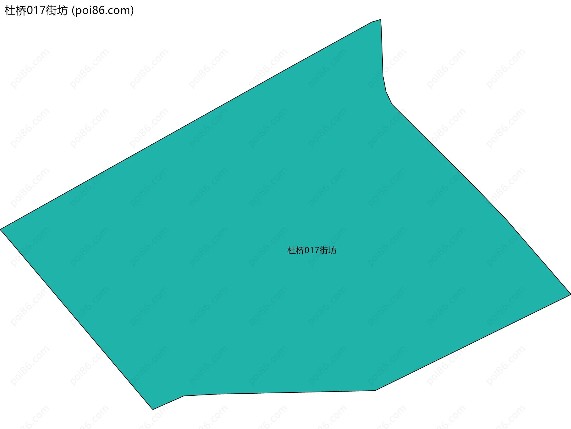 杜桥017街坊边界地图