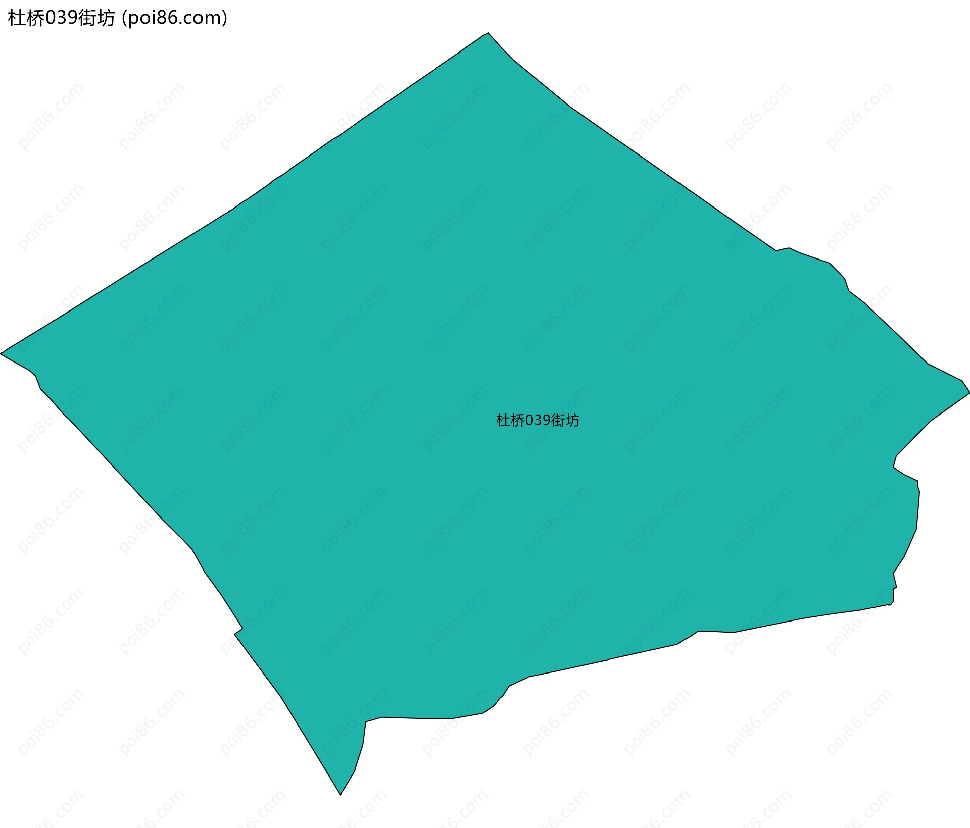 杜桥039街坊边界地图