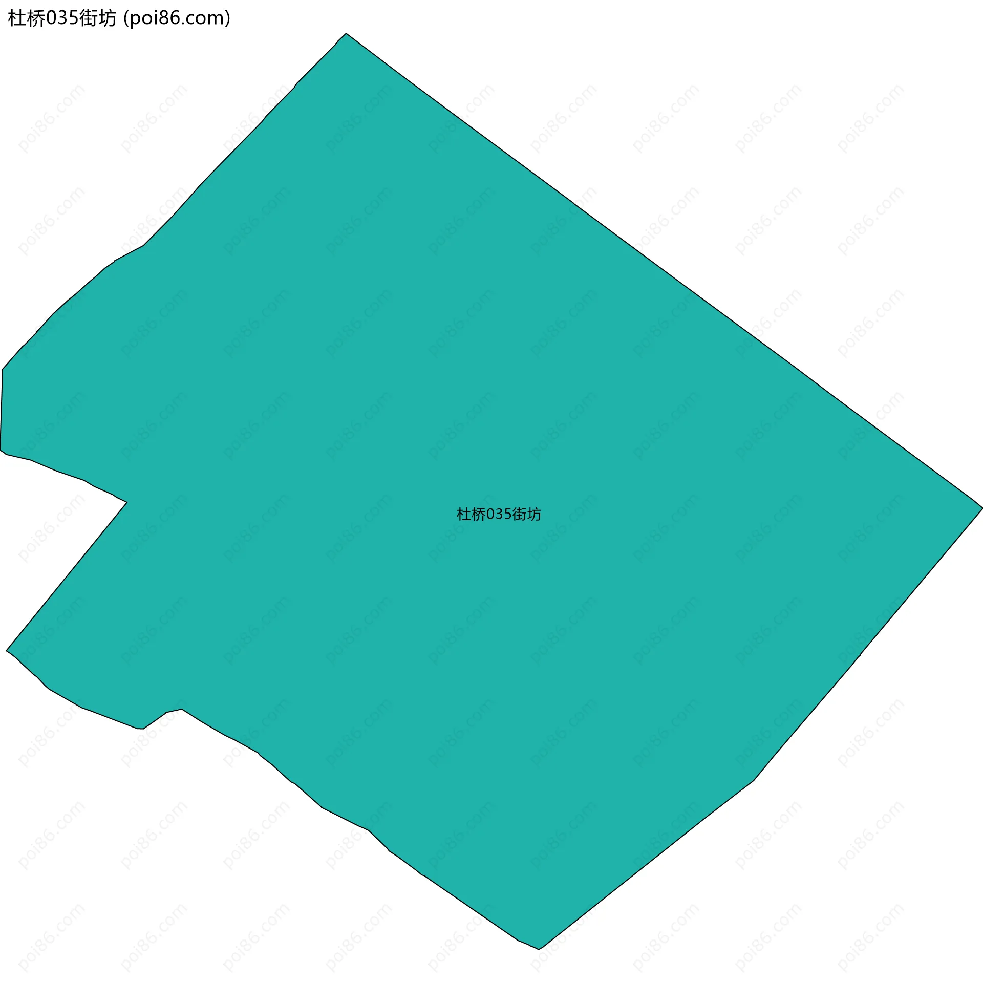 杜桥035街坊边界地图
