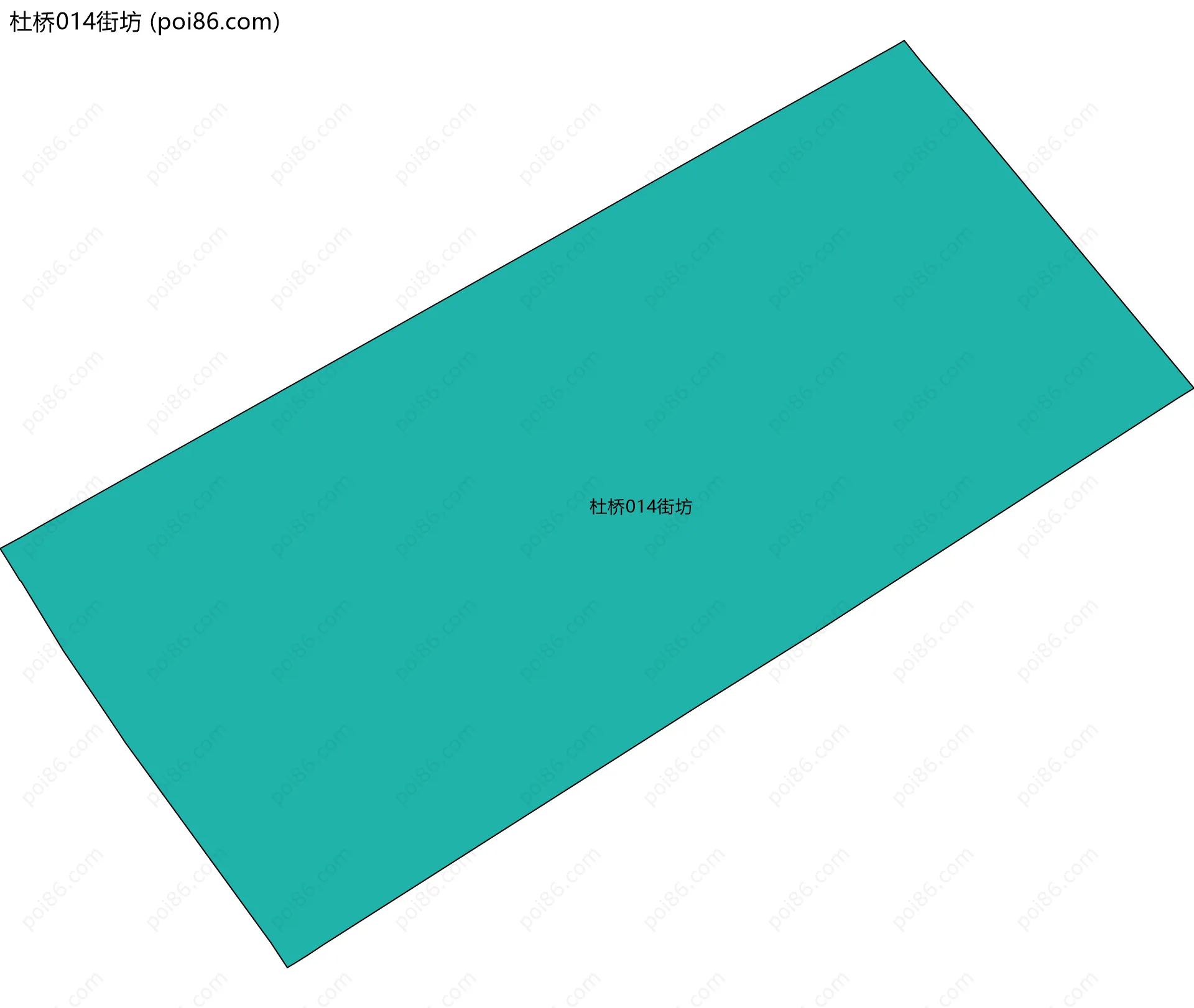 杜桥014街坊边界地图