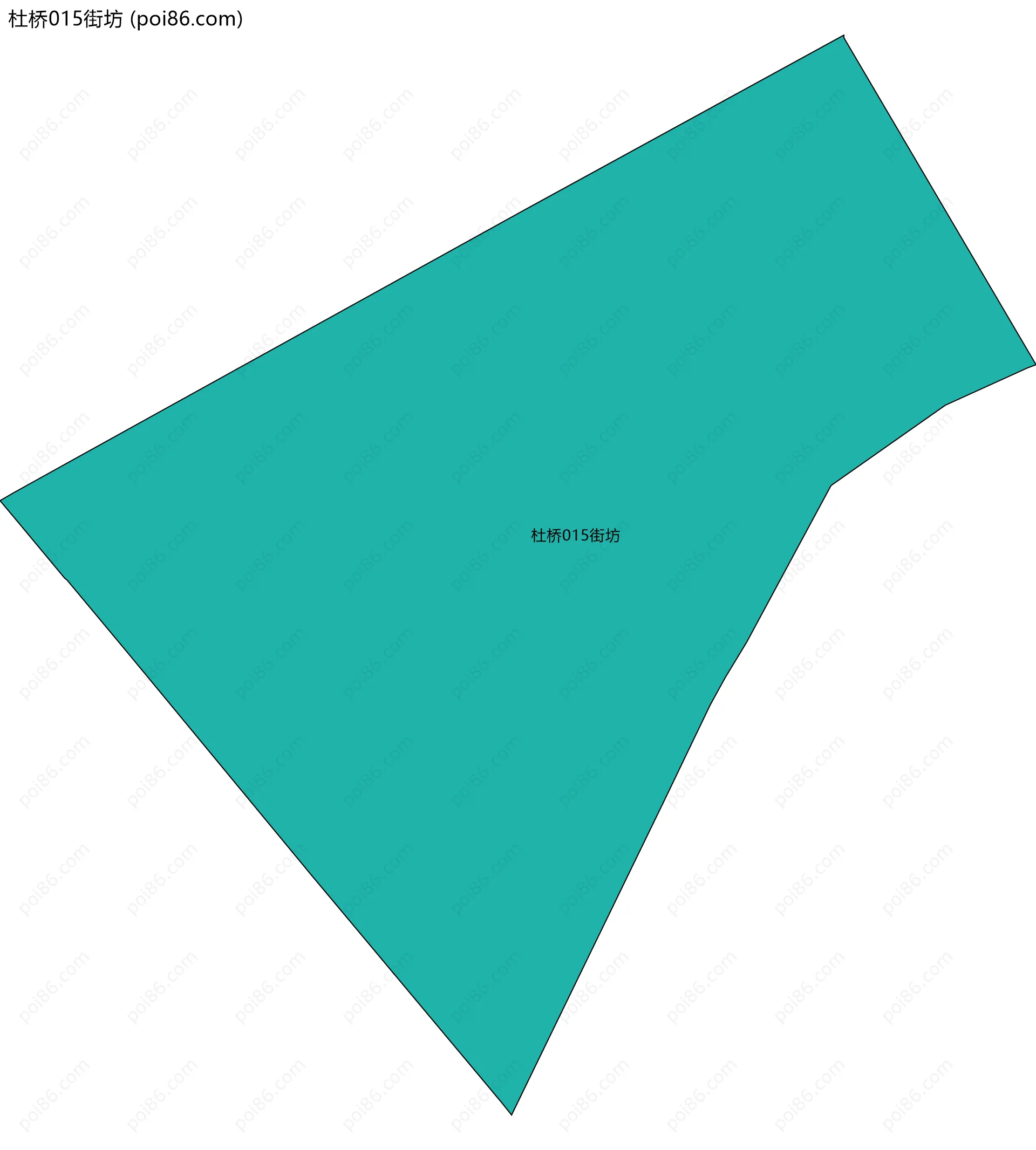 杜桥015街坊边界地图