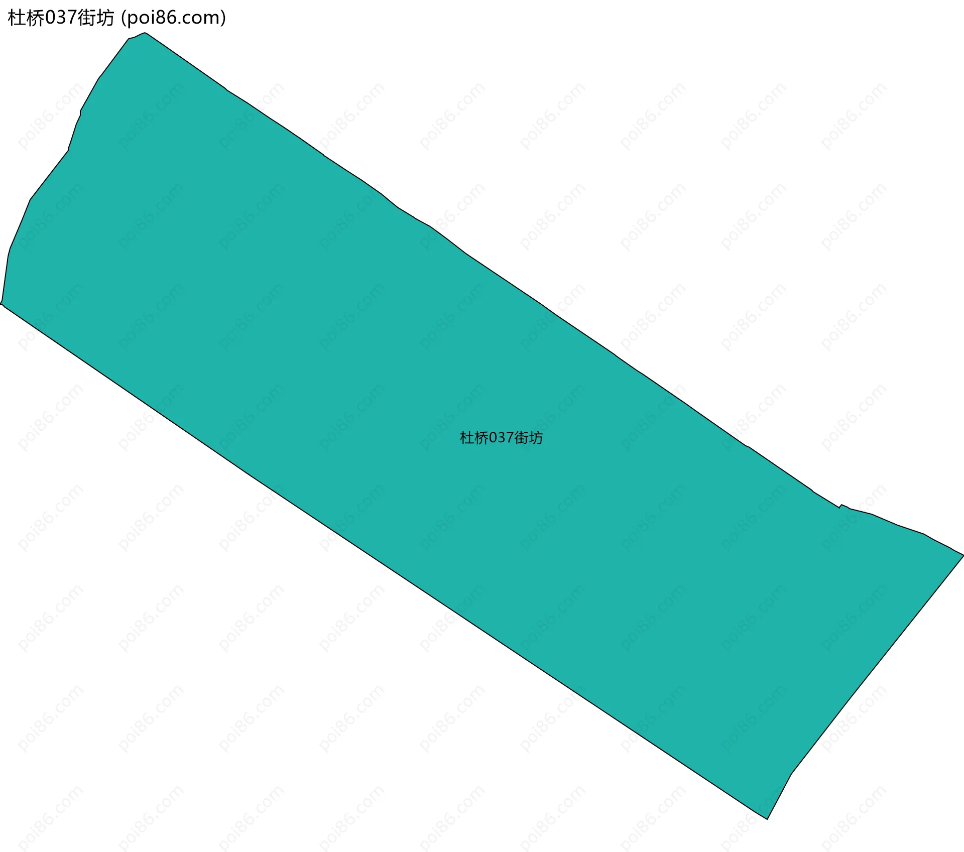 杜桥037街坊边界地图