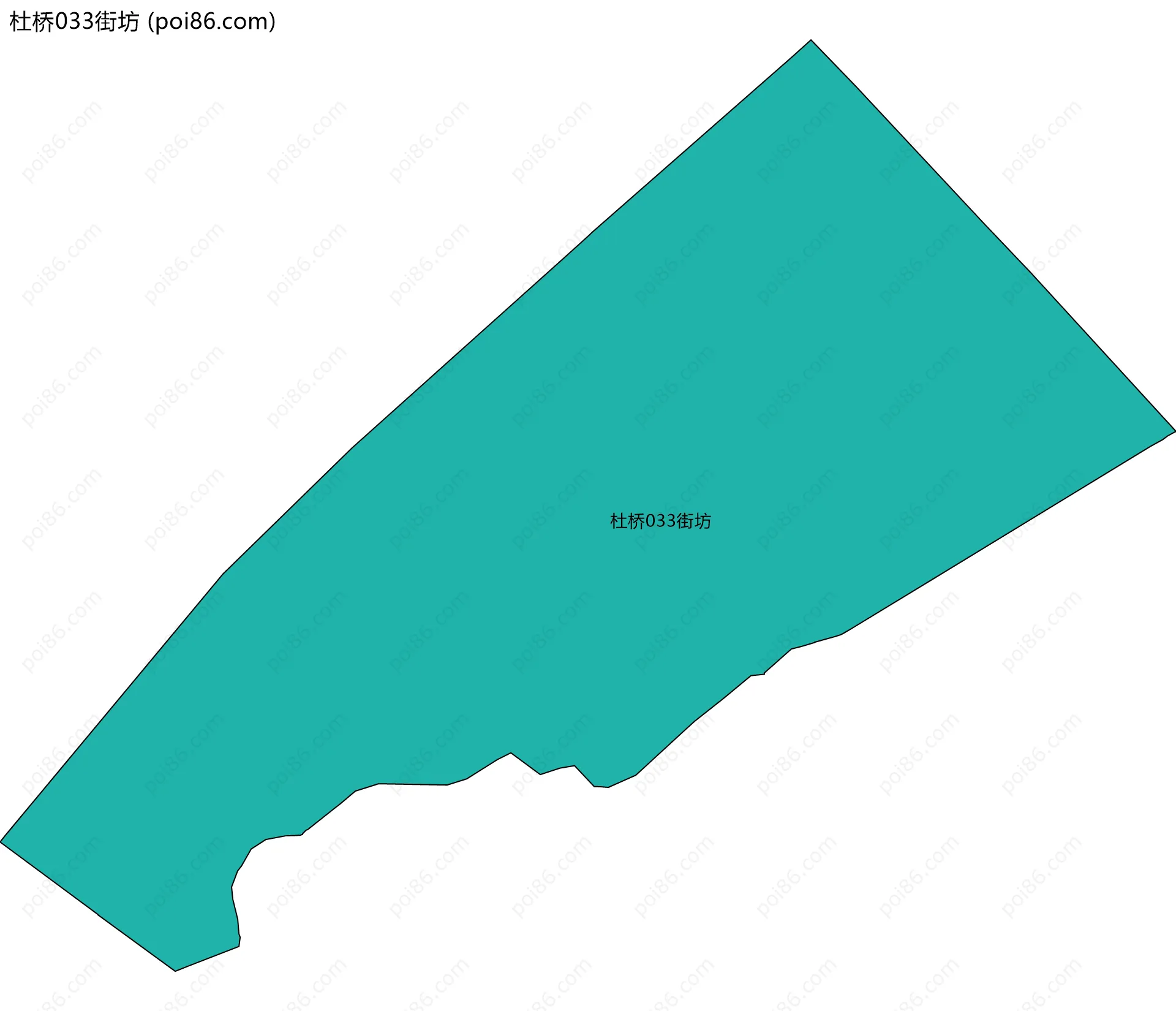 杜桥033街坊边界地图