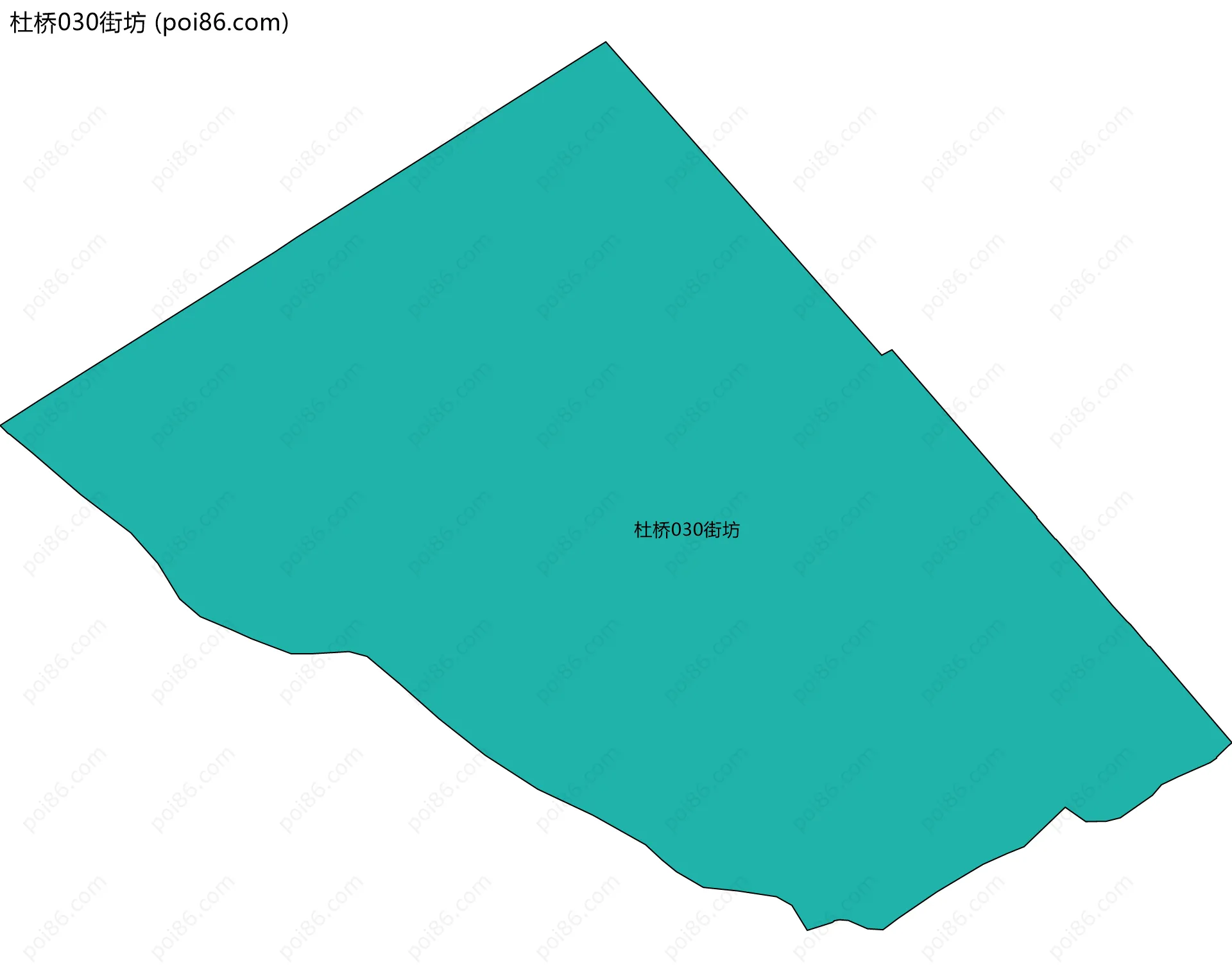 杜桥030街坊边界地图