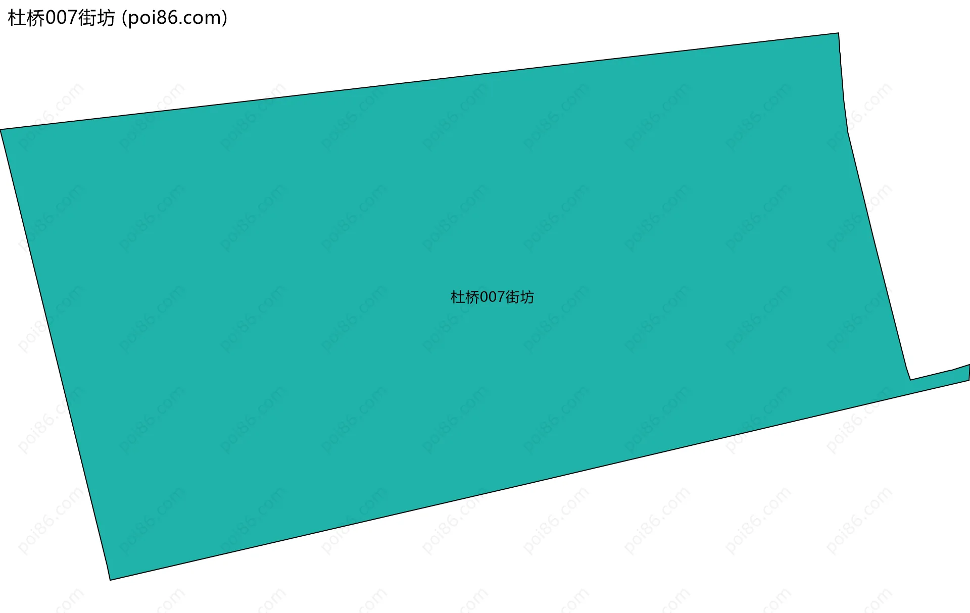 杜桥007街坊边界地图