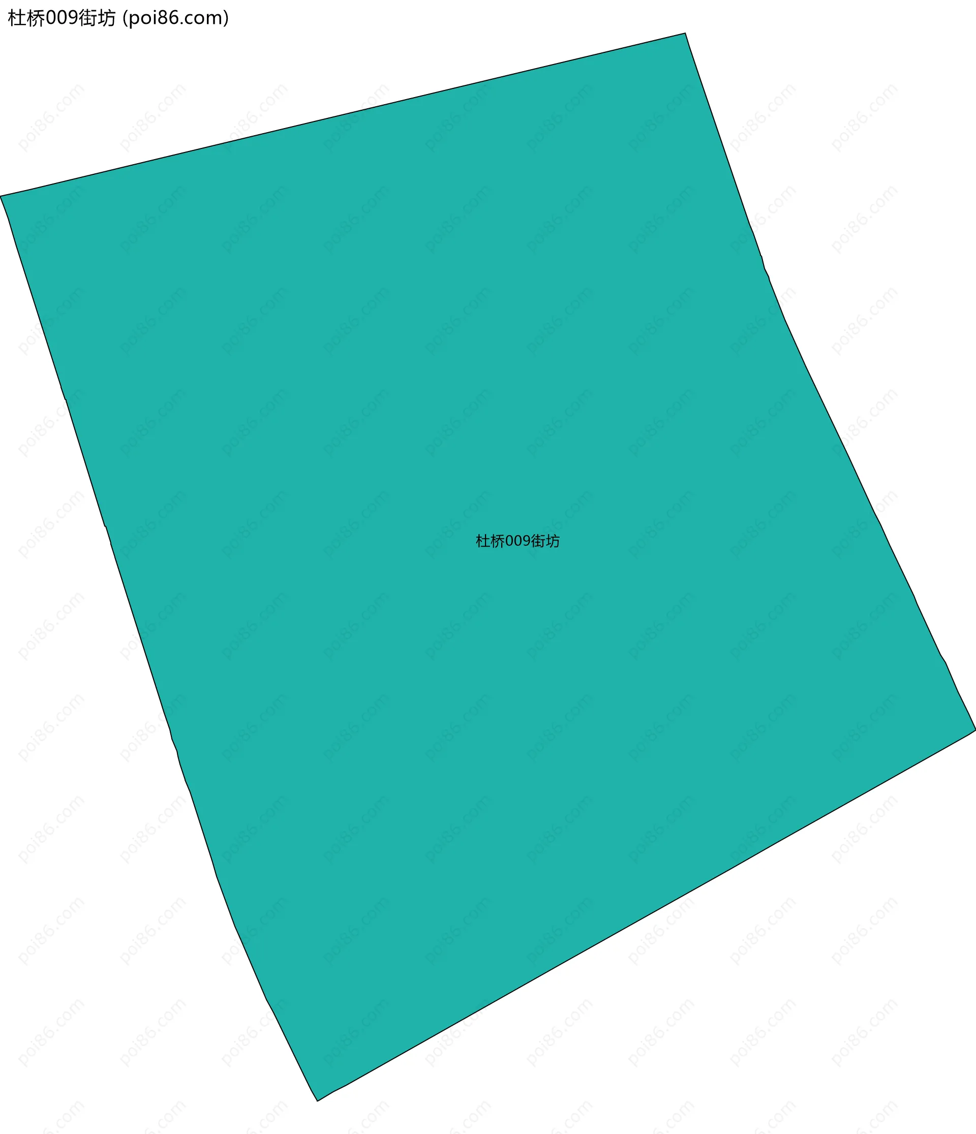 杜桥009街坊边界地图