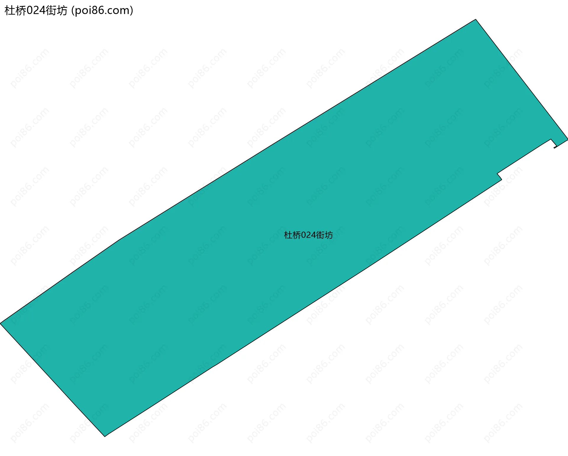 杜桥024街坊边界地图