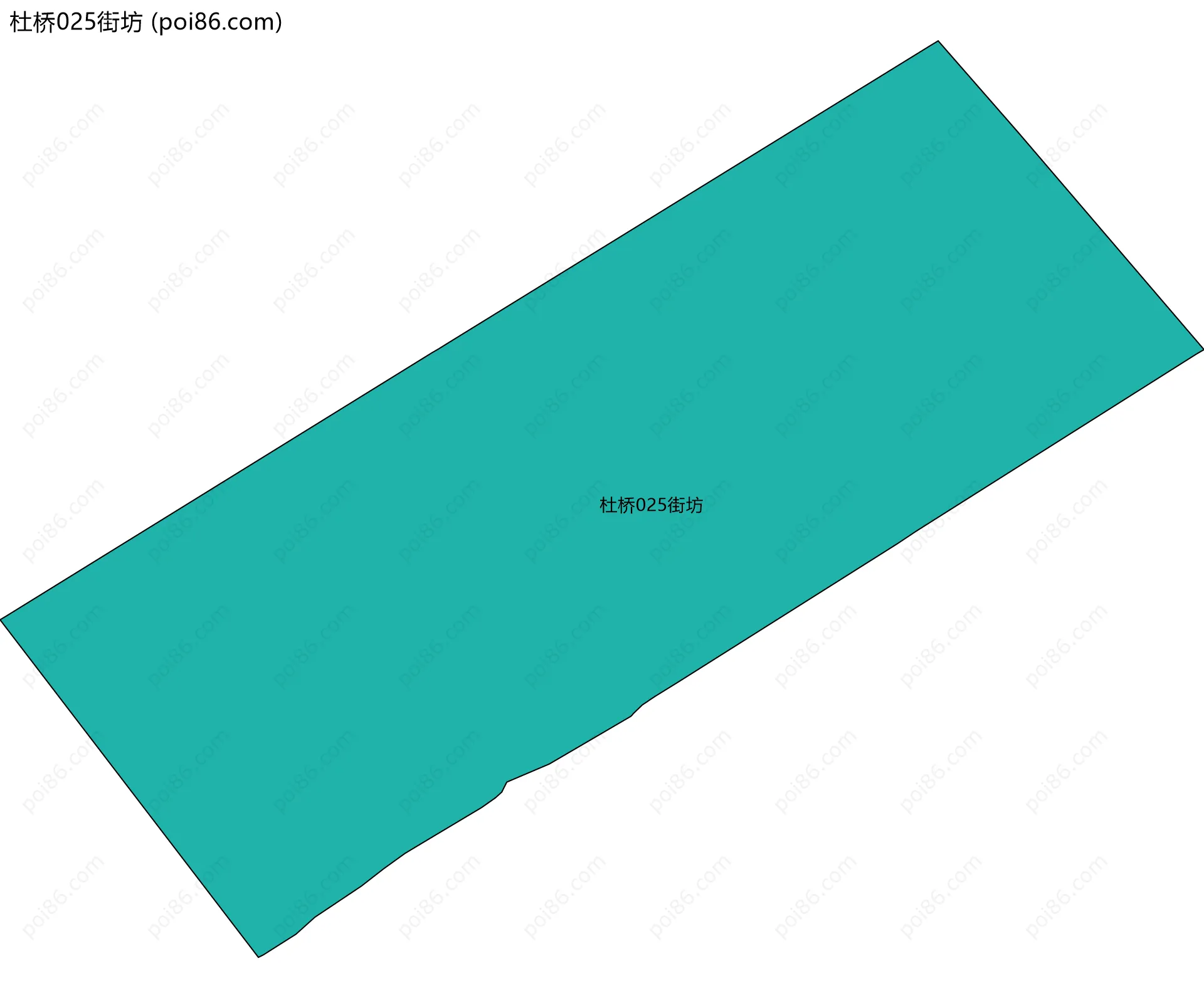 杜桥025街坊边界地图