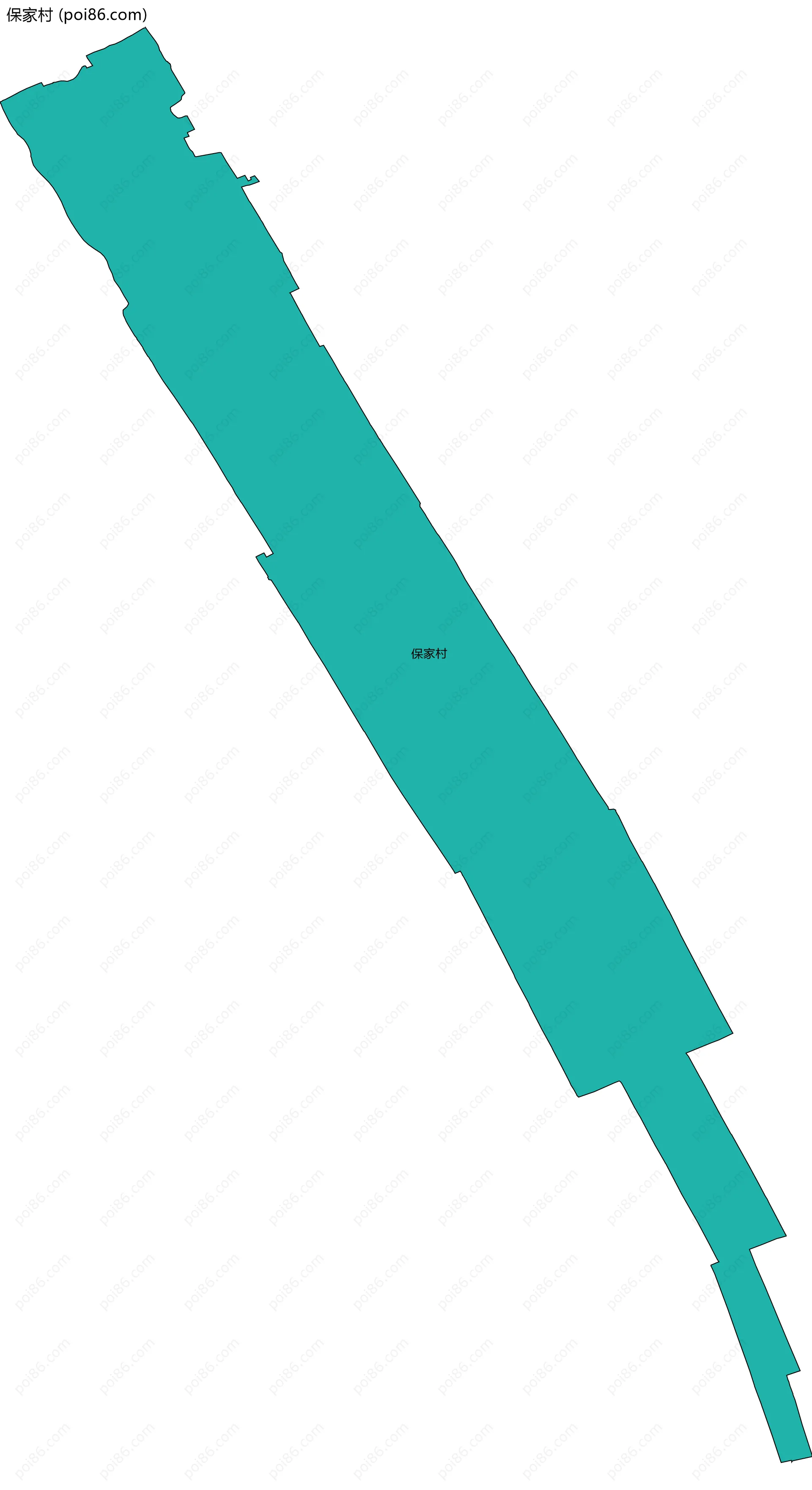 保家村边界地图