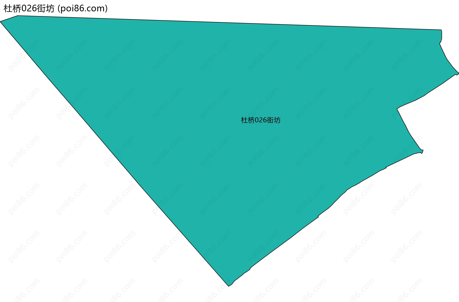 杜桥026街坊边界地图