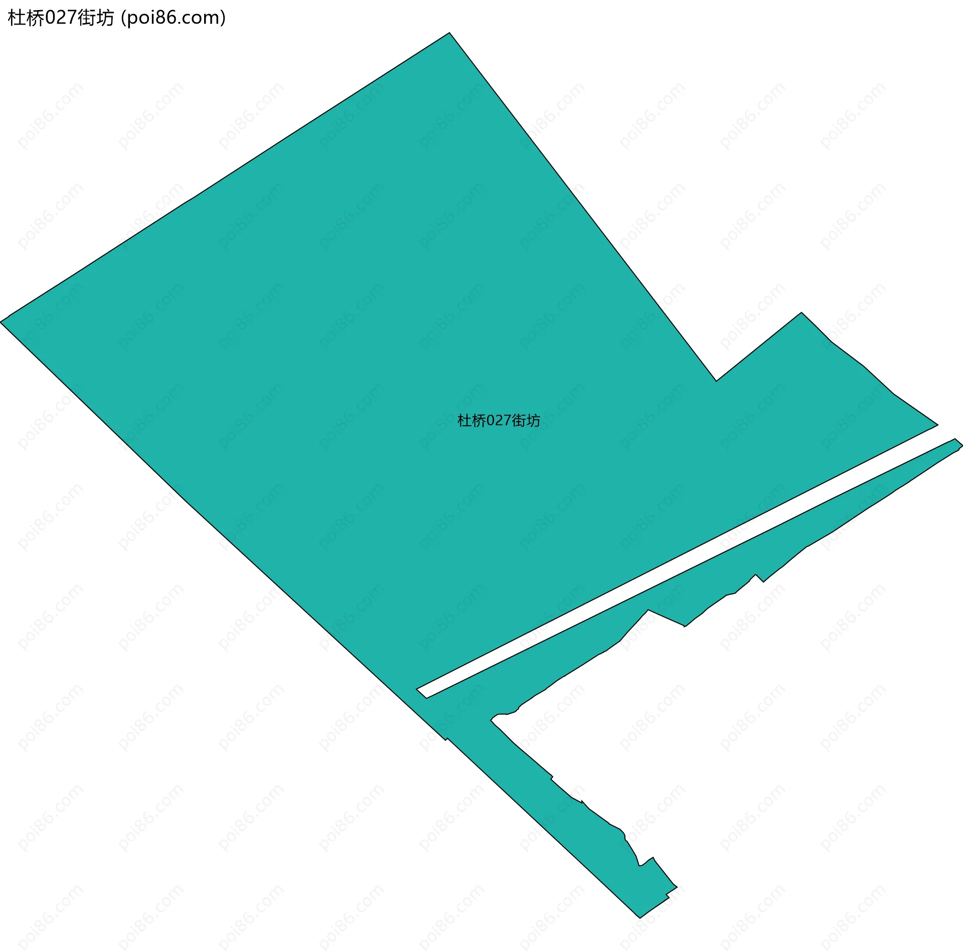 杜桥027街坊边界地图