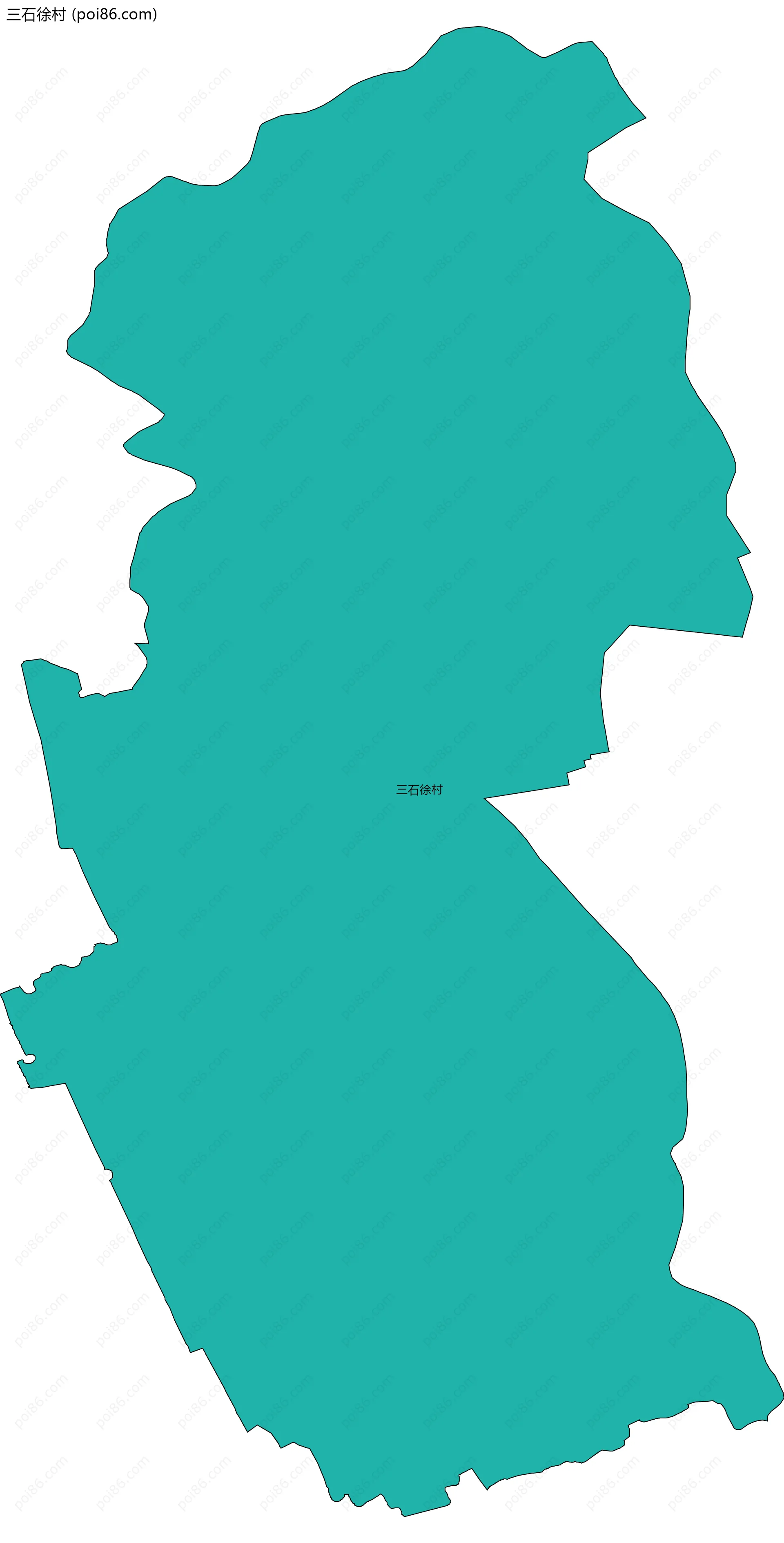 三石徐村边界地图