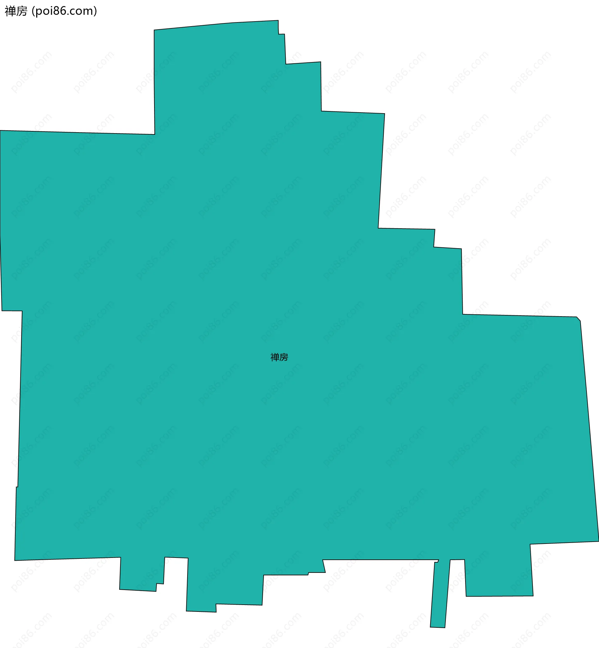禅房边界地图