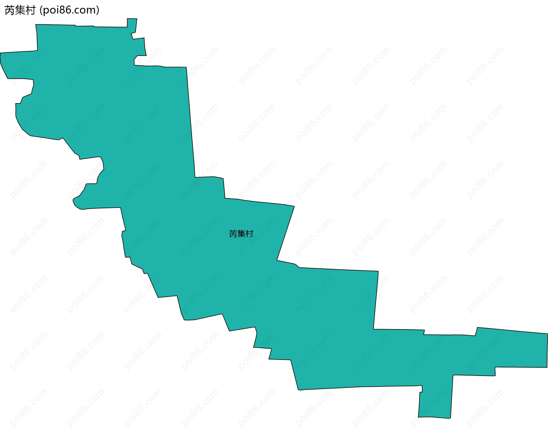 芮集村边界地图