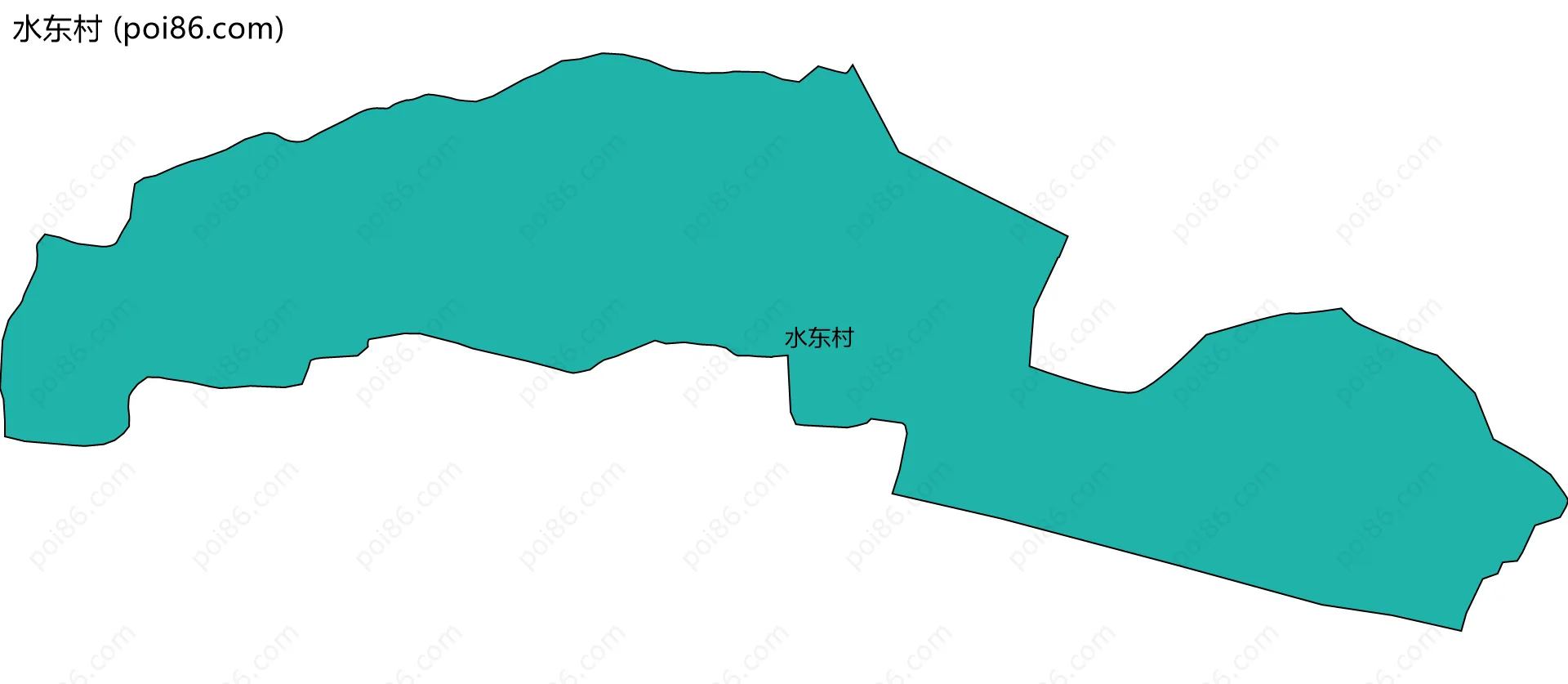 水东村边界地图