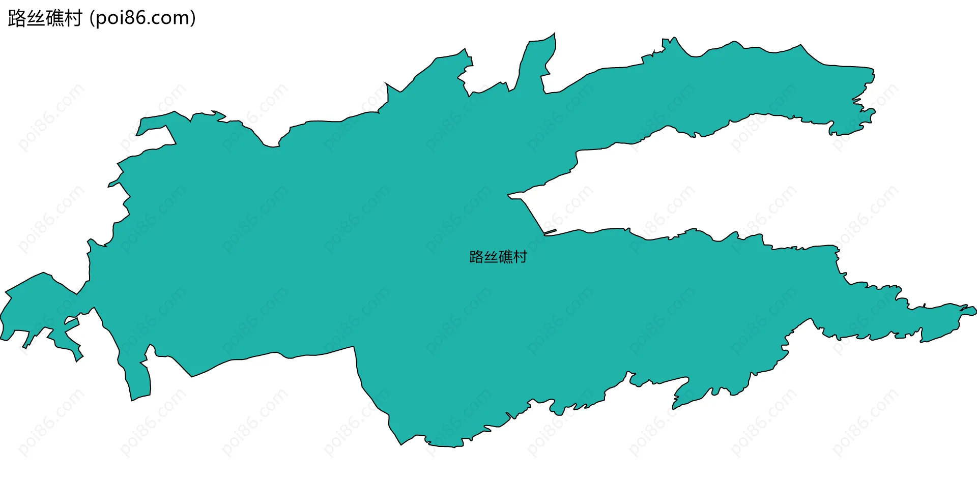 路丝礁村边界地图