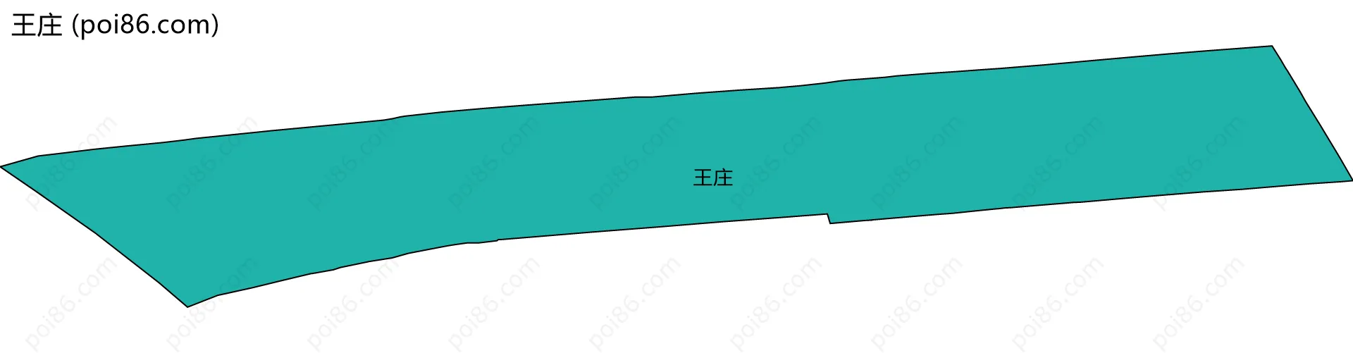 王庄边界地图