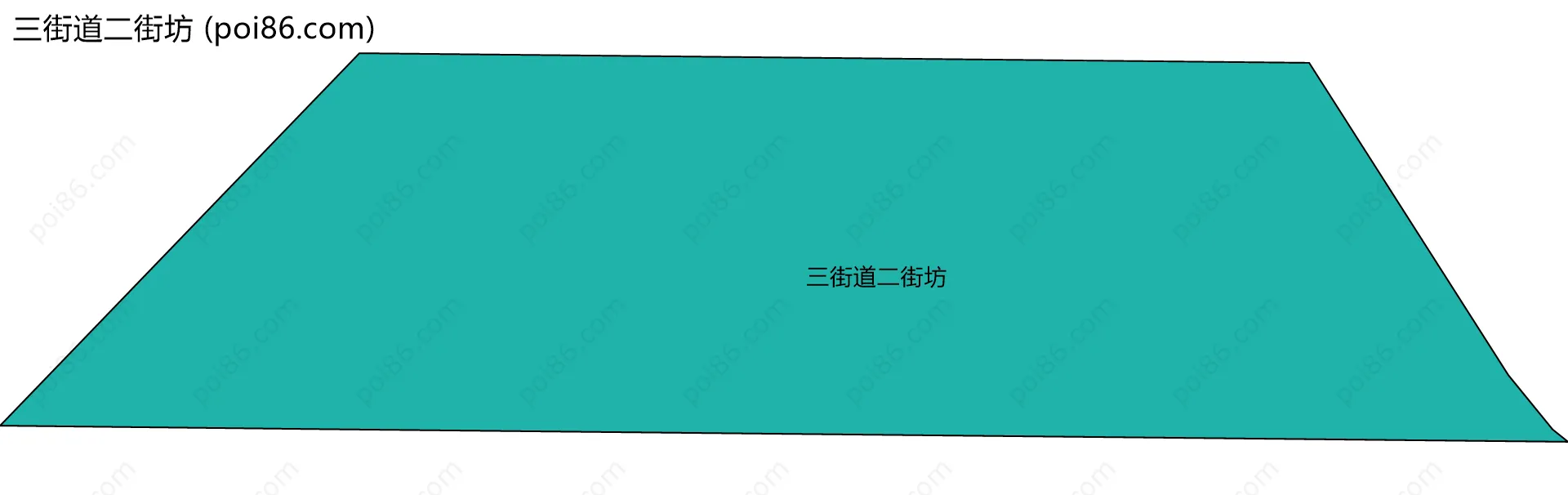 三街道二街坊边界地图