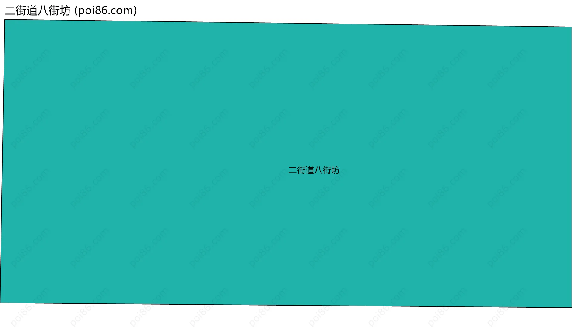 二街道八街坊边界地图