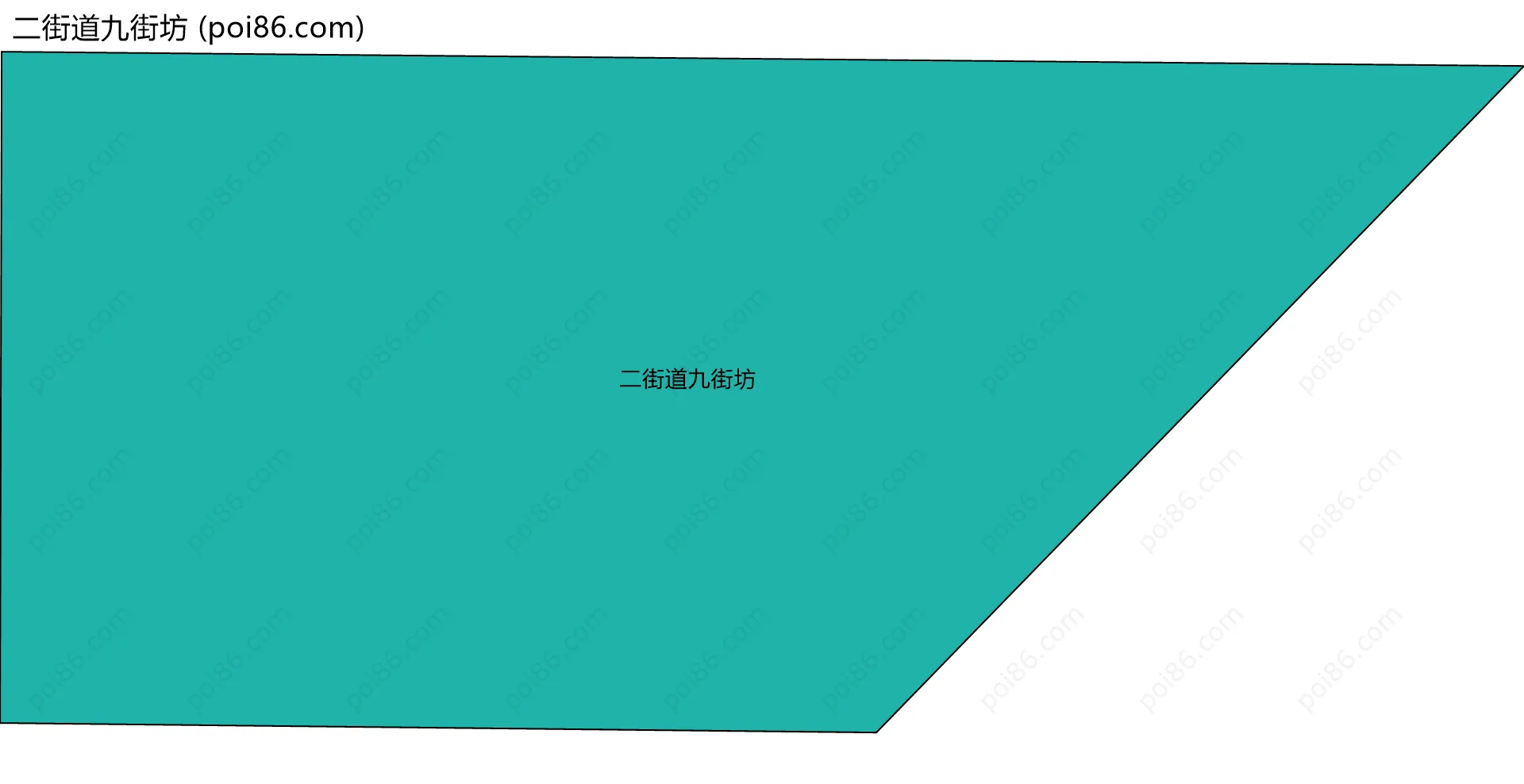 二街道九街坊边界地图